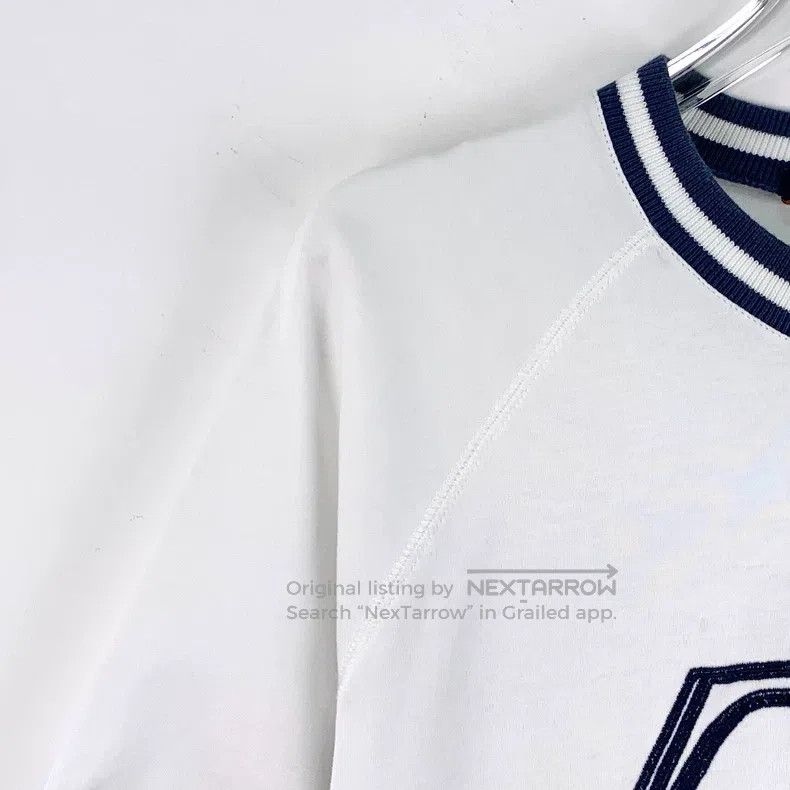 Louis Vuitton Louis Vuitton White logo embroidered cotton crew neck shor Size US S / EU 44-46 / 1 - 3 Thumbnail
