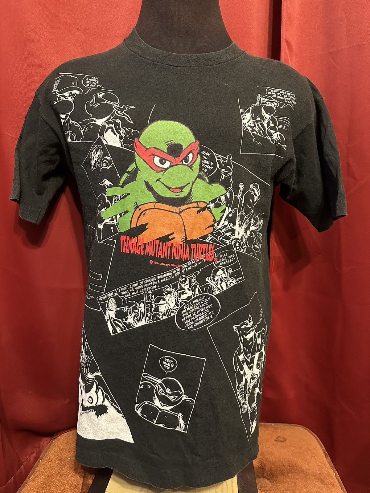 Mirage × Vintage Vintage Teenage Mutant Ninja Turtles Tee Raphael TMNT Grail Size US L / EU 52-54 / 3 - 1 Thumbnail