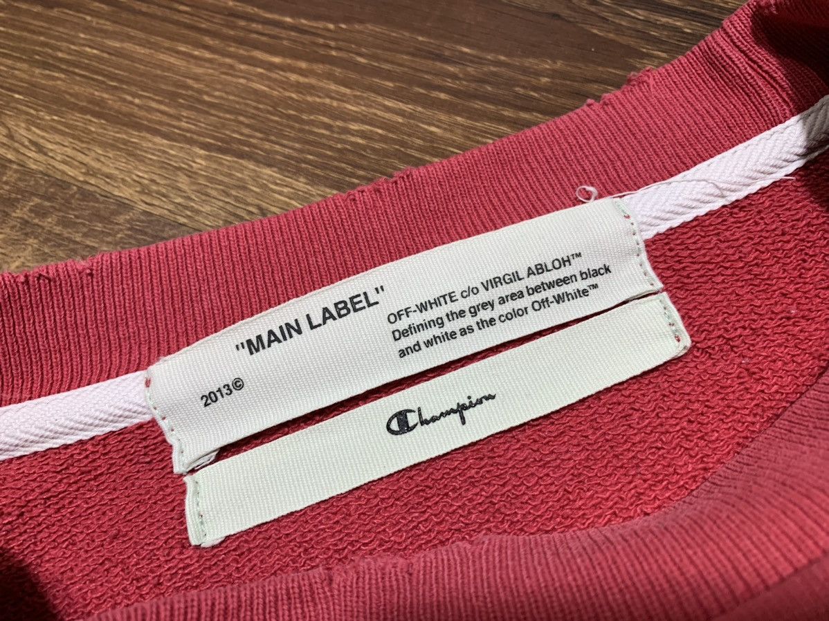 Champion × Off-White Off White x Champion sweatshirt Size US L / EU 52-54 / 3 - 13 Thumbnail