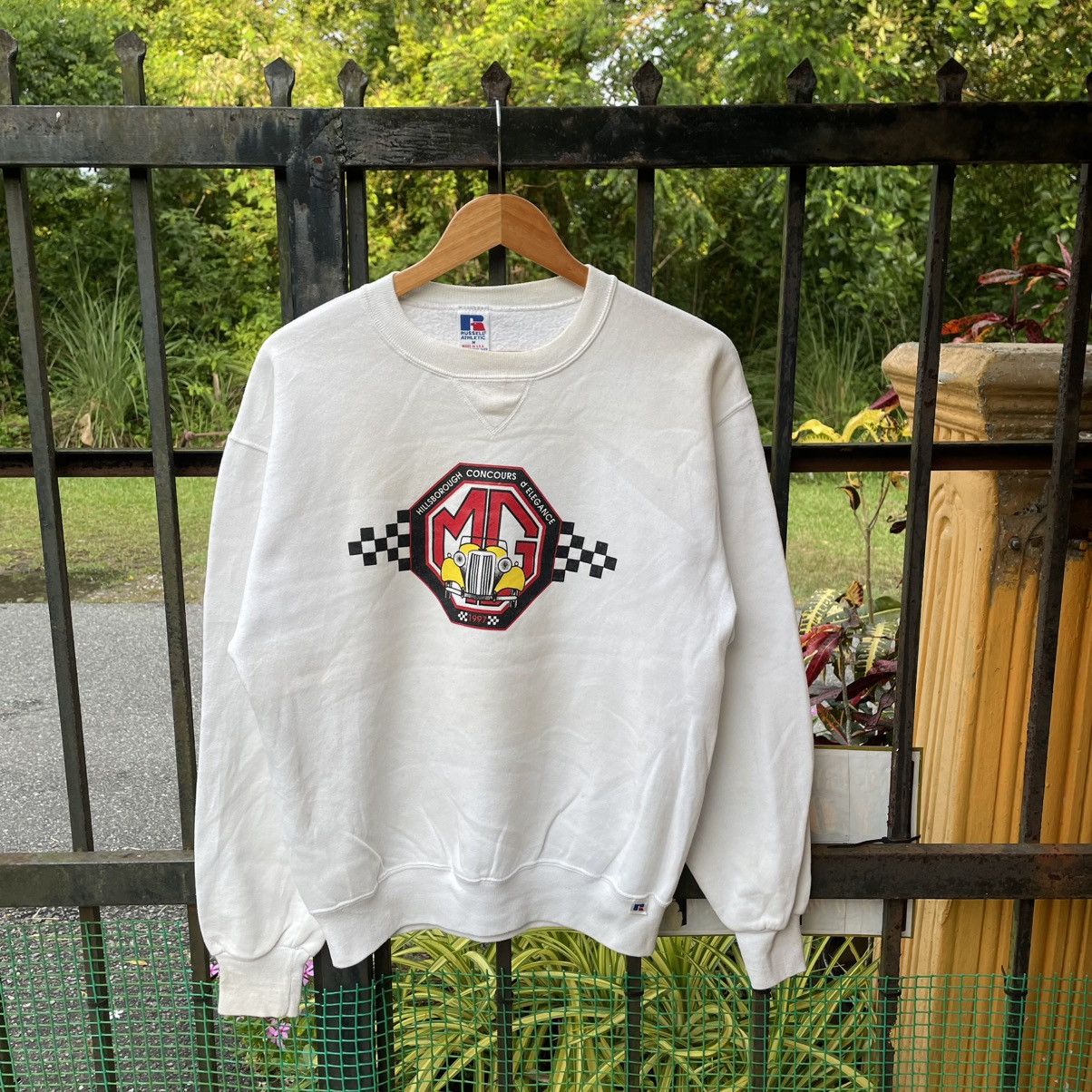 Russell Athletic 🔥Vintage 90s Russell Hillsborough Concours Sweatshirts Size US M / EU 48-50 / 2 - 1 Thumbnail