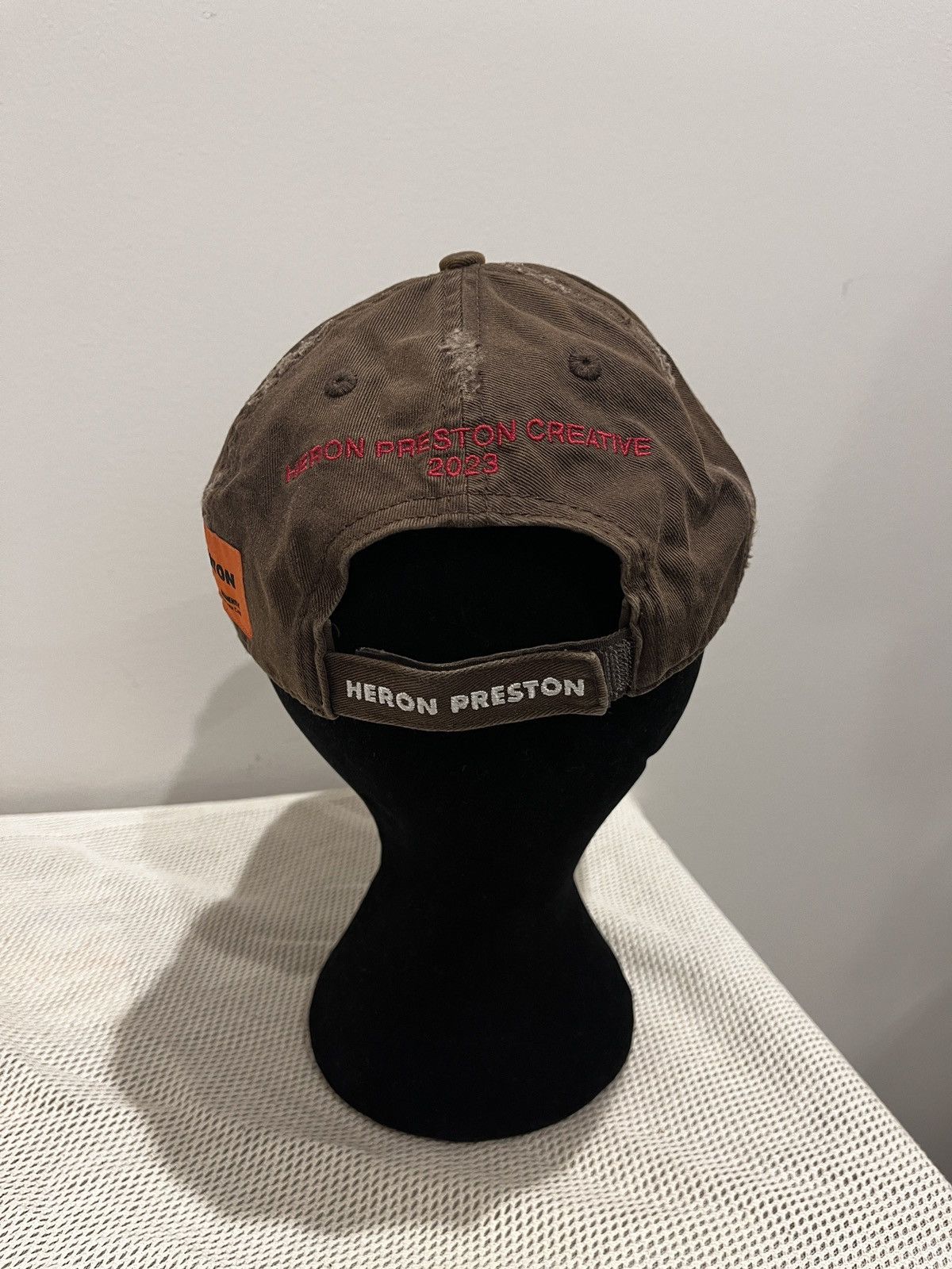 Heron Preston Heron Preston STFU Distressed Hat (unisex) Size ONE SIZE - 12 Thumbnail