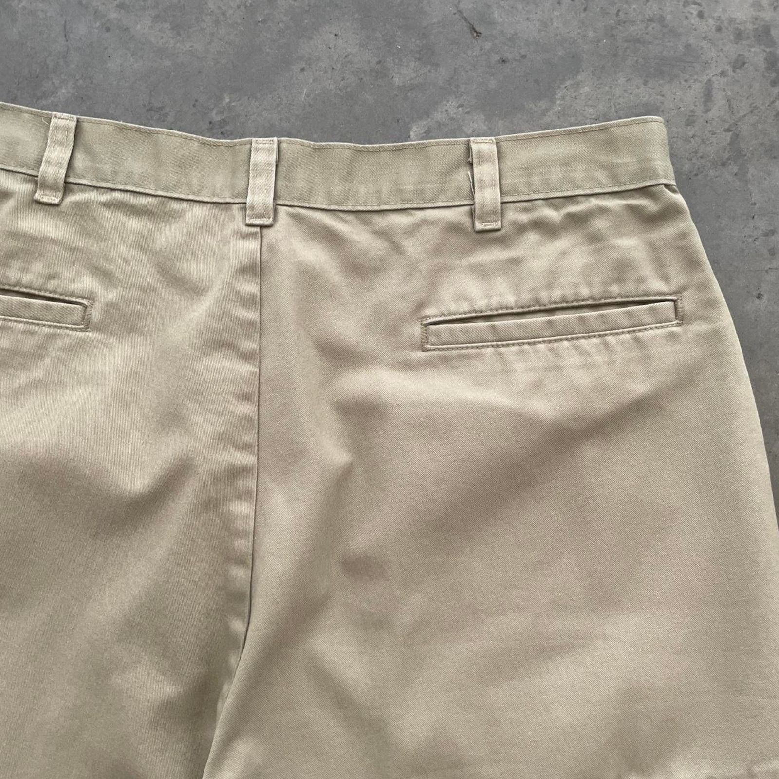 Dickies Dickies Khaki Flat Front Work Shorts Size US 36 / EU 52 - 5 Thumbnail