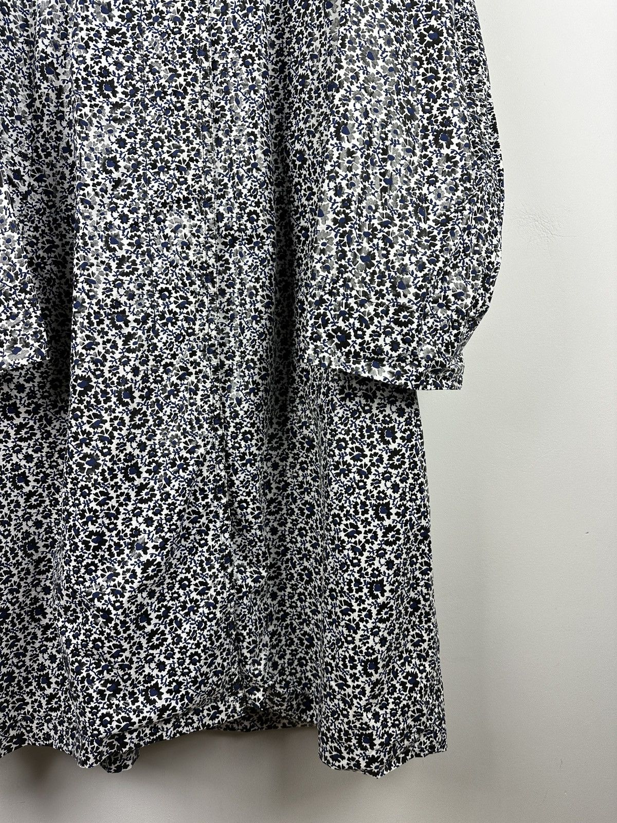 Jil Sander × Vintage Jil Sander Floral Print Trench Coat Jacket Size L / US 10 / IT 46 - 4 Thumbnail