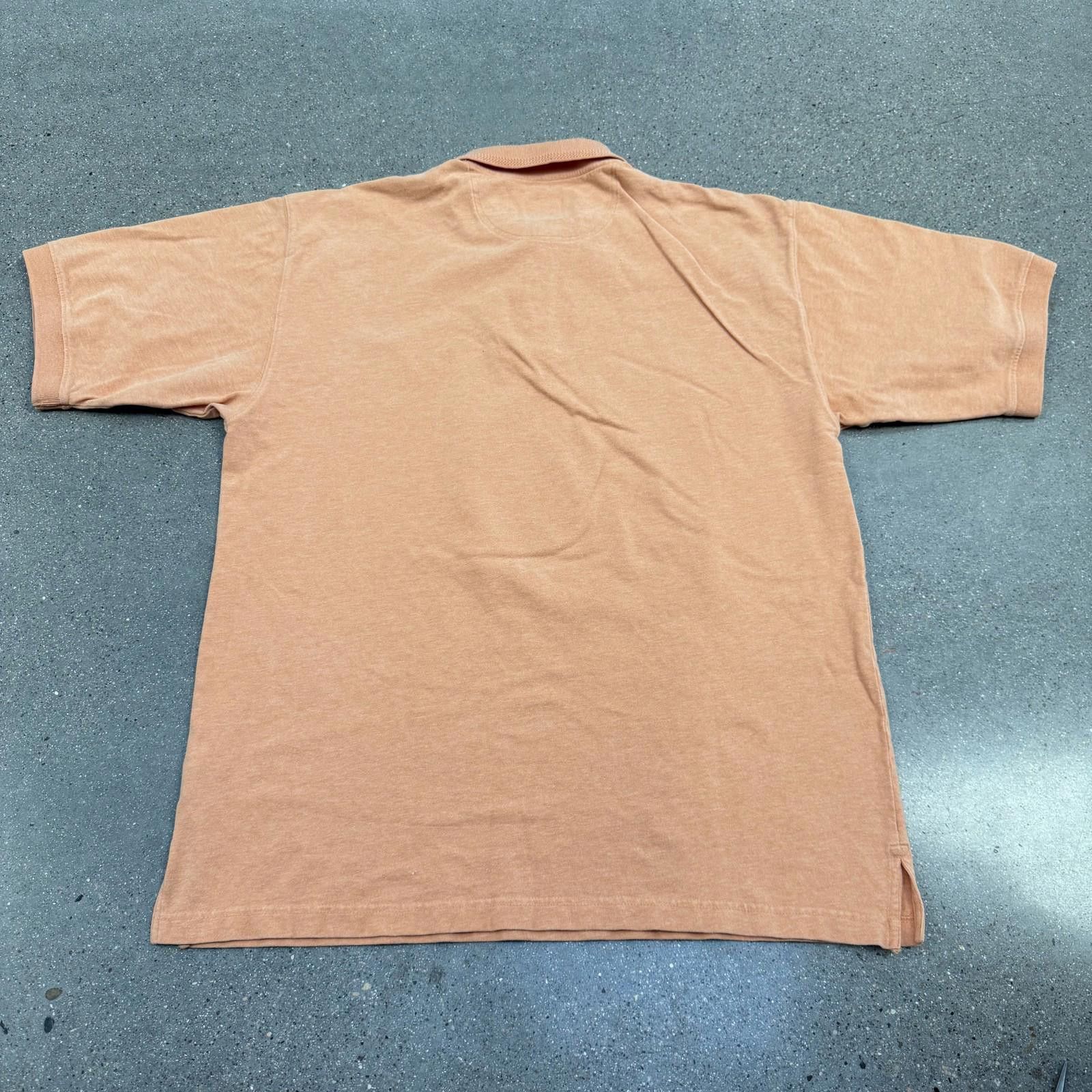 Designer Original Island Sport Polo Shirt Mens L Orange Vtg 90s Size US L / EU 52-54 / 3 - 11 Thumbnail