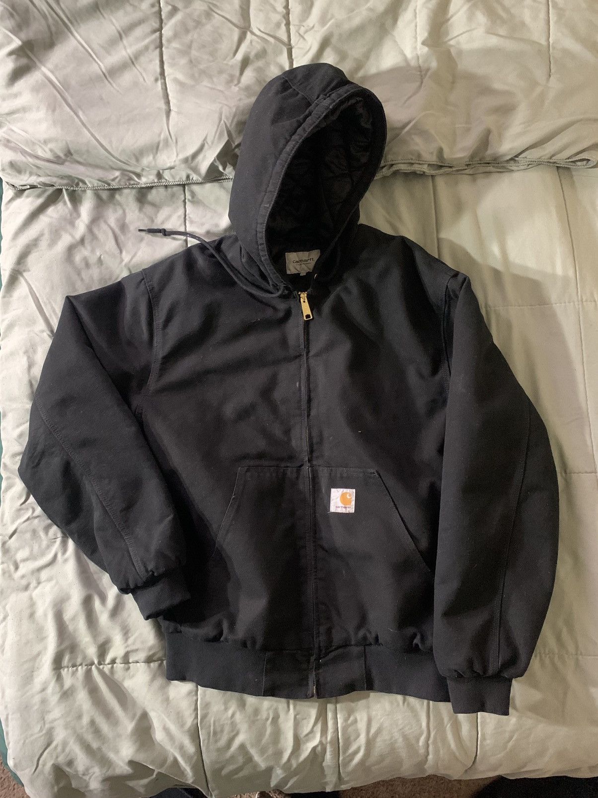 image of Carhartt Jacket in Black, Men's (Size Large)