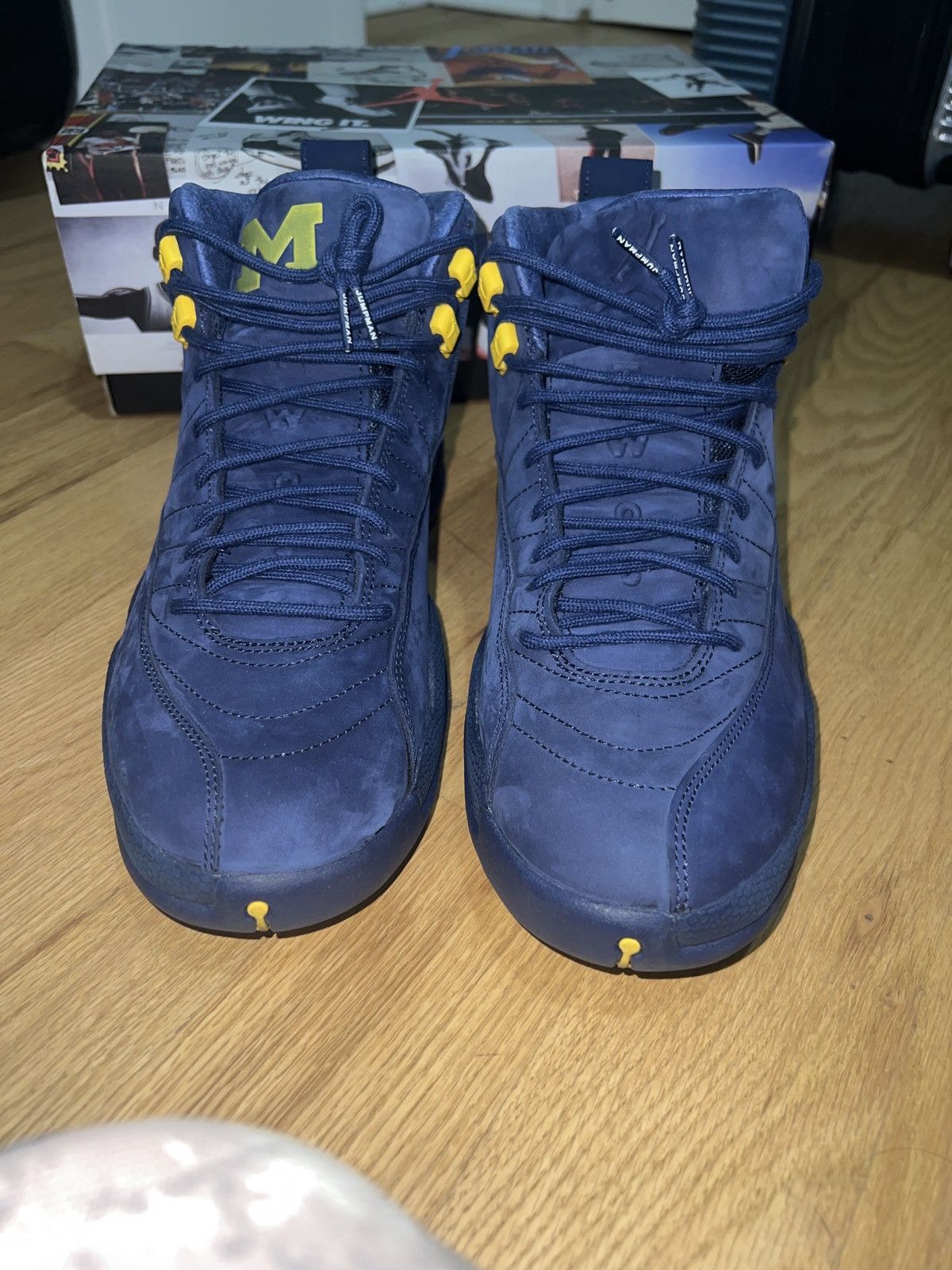 Jordan Brand × Vintage Jordan 12 “Michigan” Size US 10.5 / EU 43-44 - 5 Thumbnail