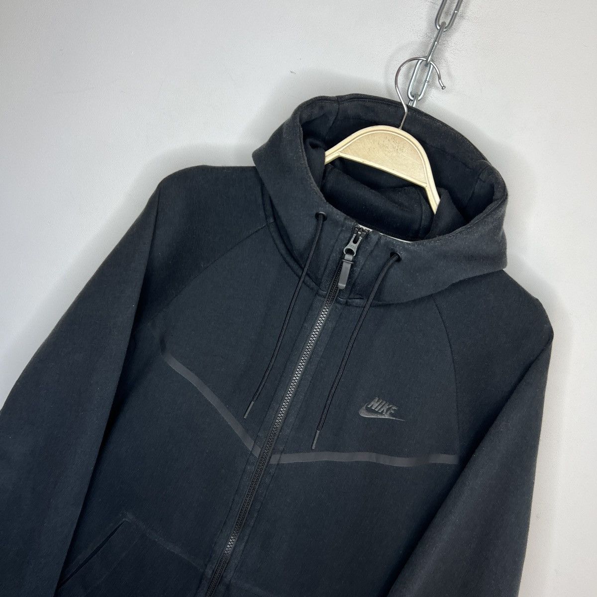 Nike Nike Tech Fleece Hoodie Black Jacket Zip Size US L / EU 52-54 / 3 - 4 Thumbnail