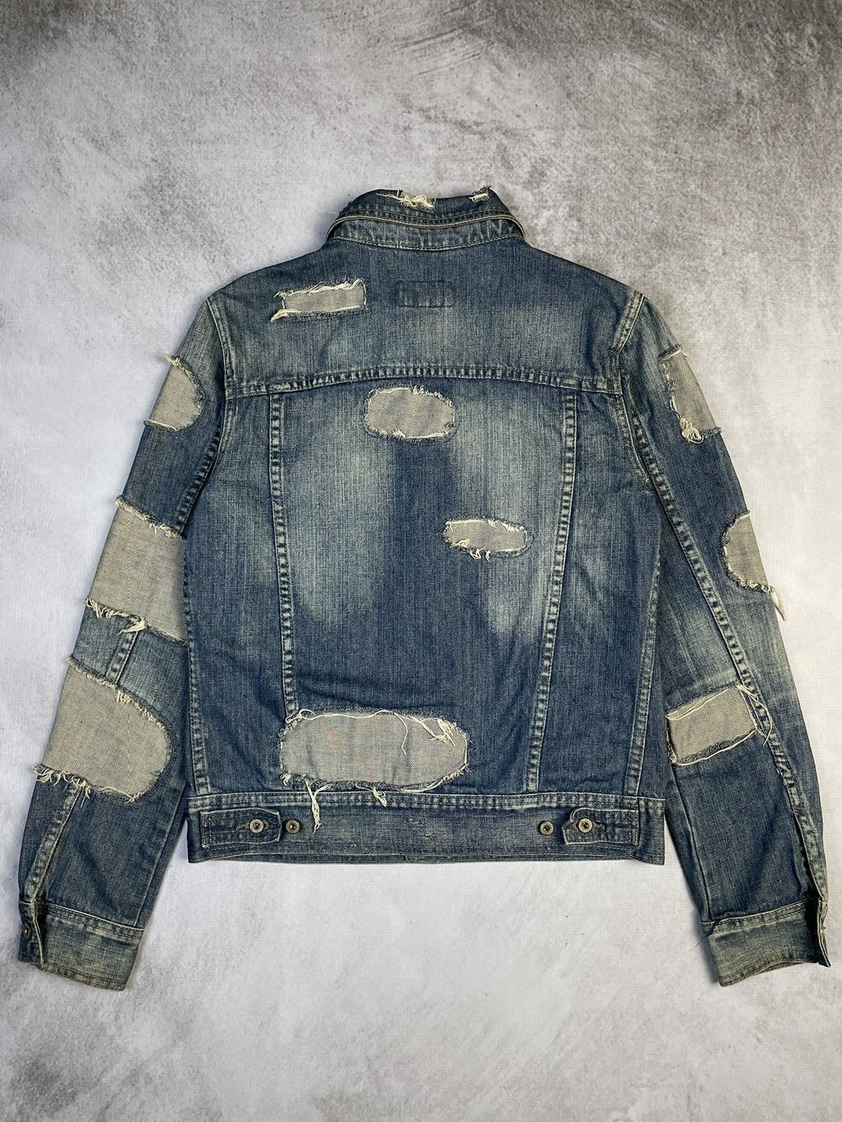 Dolce & Gabbana AW04 Dolce & Gabbana Artisanal Patchwork Denim Jacket Size US M / EU 48-50 / 2 - 8 Thumbnail