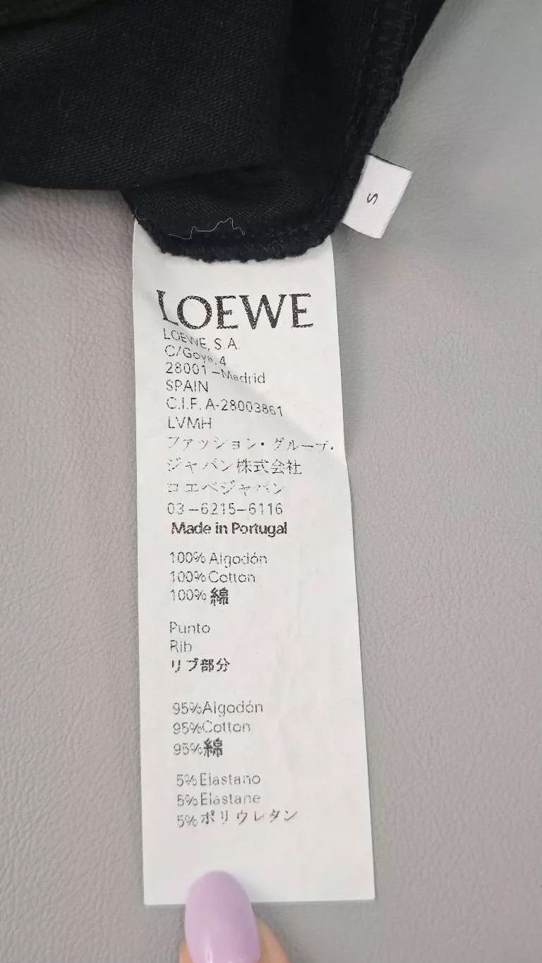 Loewe loewe black short sleeves 2504-Nextarrow Size US S / EU 44-46 / 1 - 6 Thumbnail