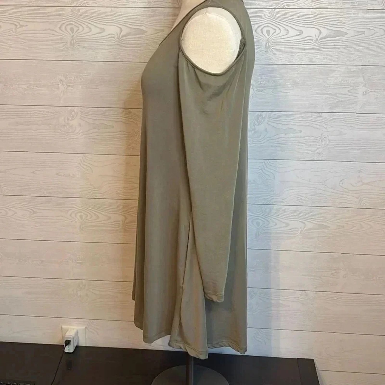 Other ALYA moss cold shoulder swing dress Size Medium Size M / US 6-8 / IT 42-44 - 3 Thumbnail