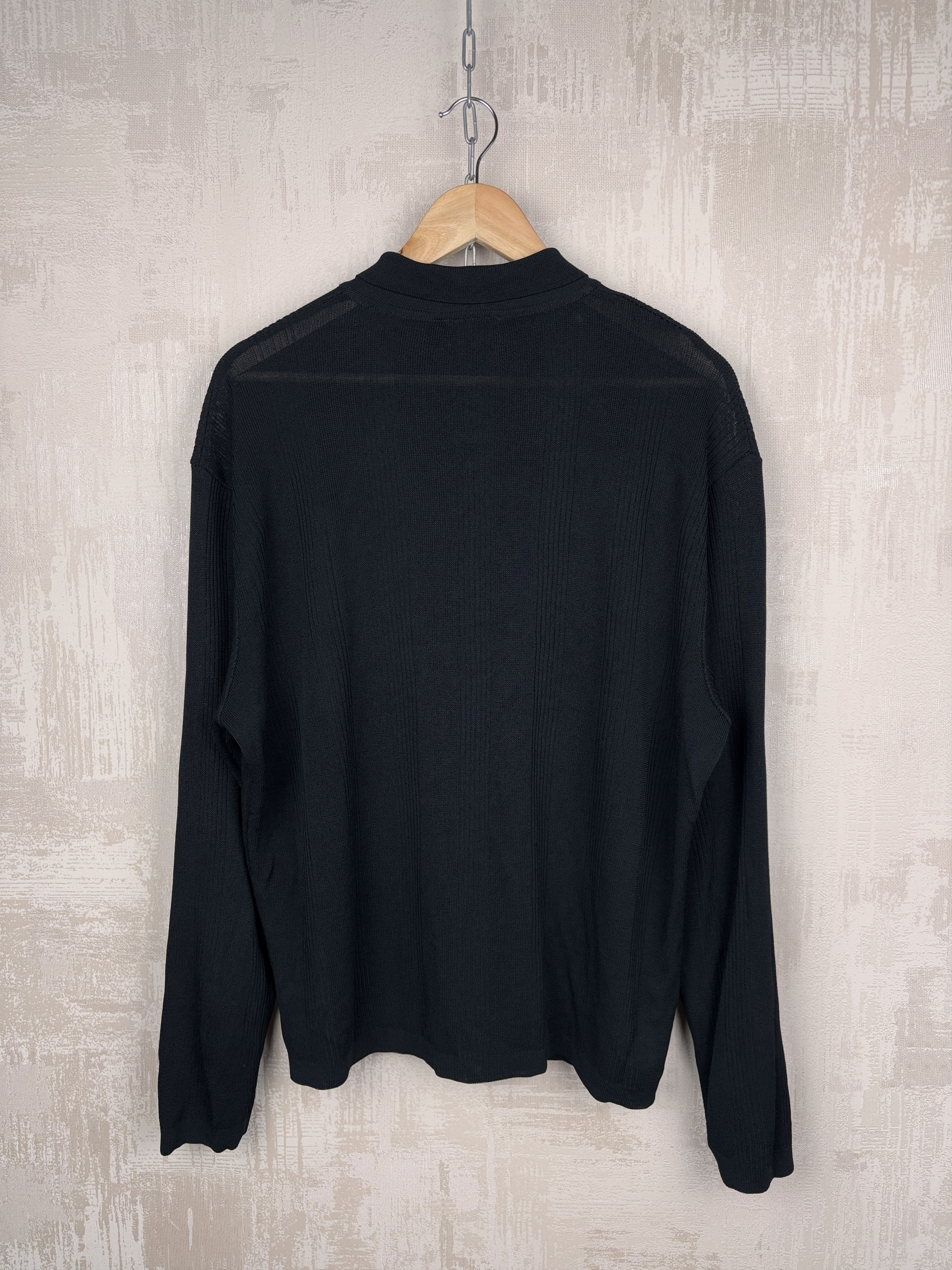 Designer × Other × Vintage Phil Petter Polo Collar Long Sleeve Viscose Sweater Size US L / EU 52-54 / 3 - 15 Thumbnail