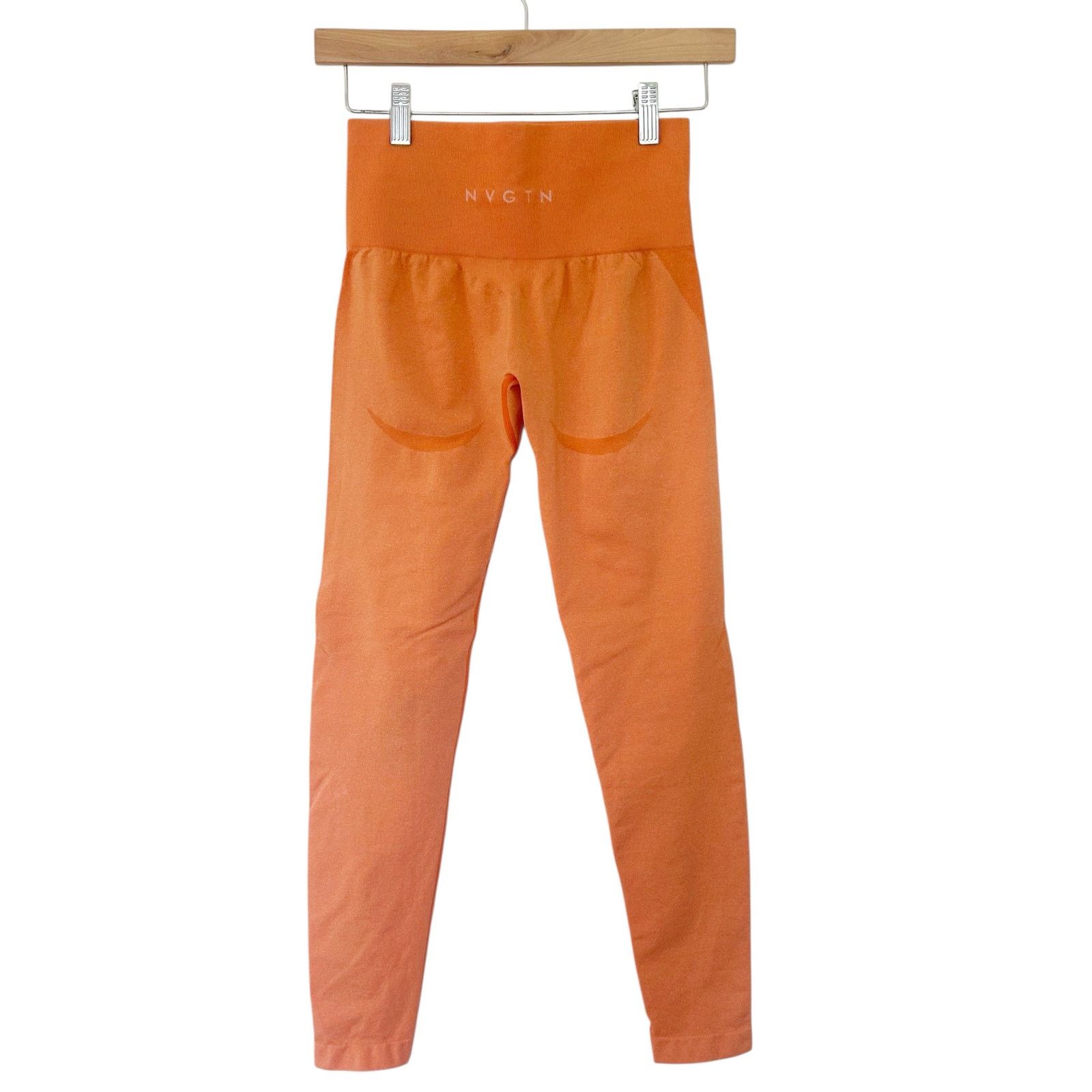 Other NVGTN Orange Seamless Leggings Sz S Size 27" / US 4 / IT 40 - 5 Thumbnail