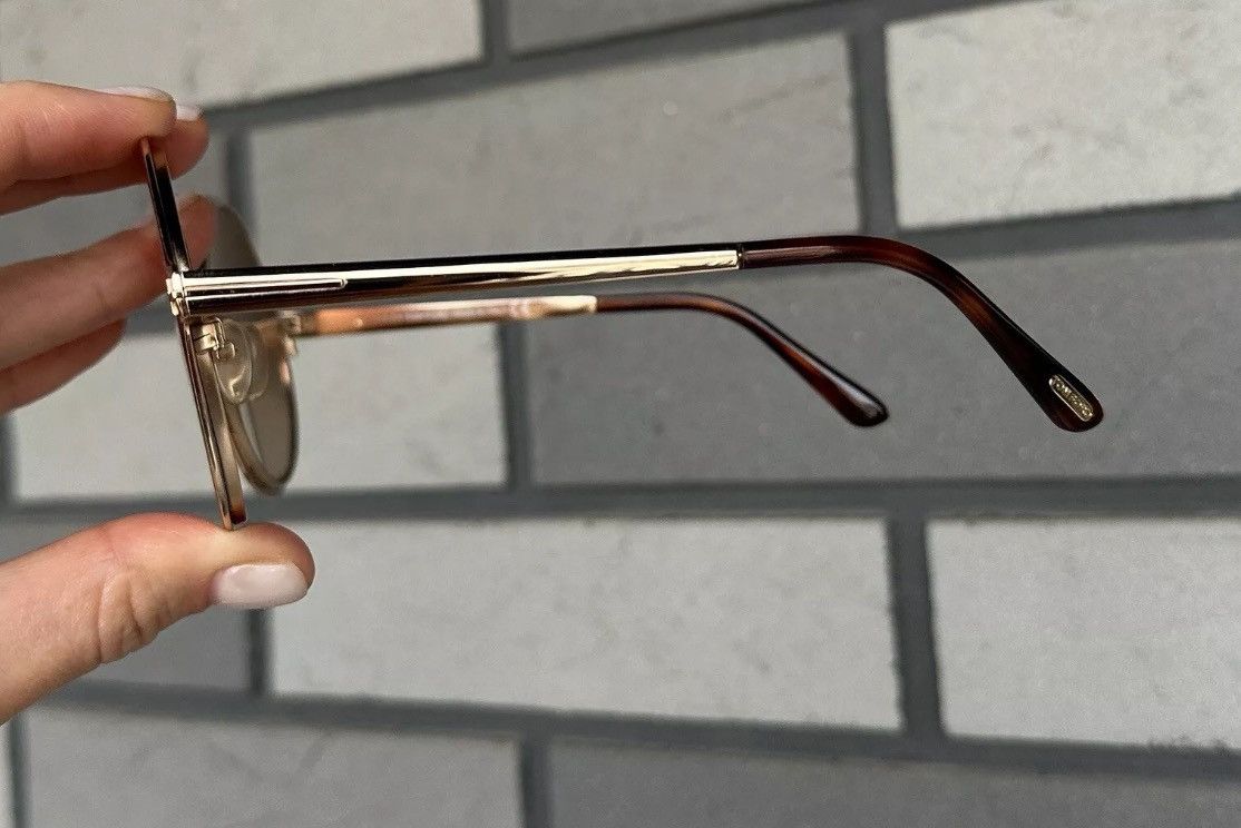 Tom Ford Tom Ford Ava-02 Gold Frame Women’s Round Sunglasses Size ONE SIZE - 6 Thumbnail