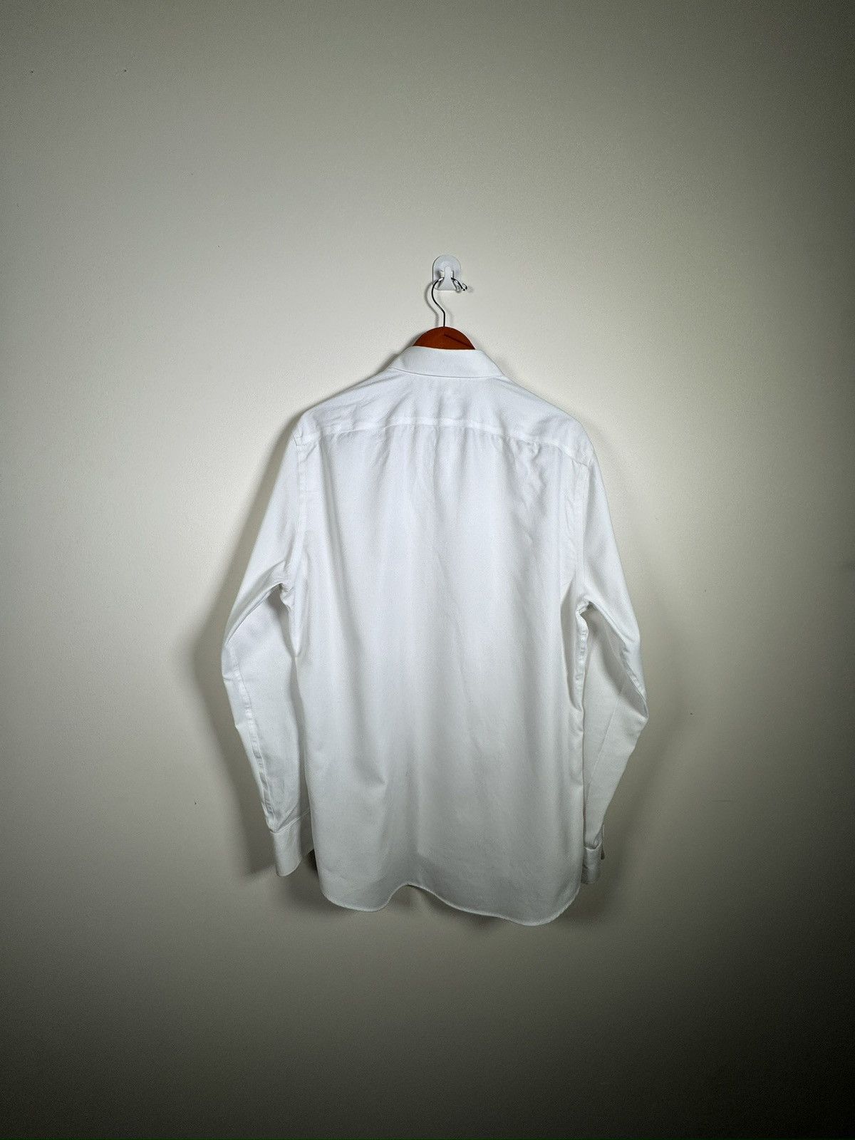 Suitsupply SUITSUPPLY Traveller Shirt 43/17 Slim Cotton Long Sleeve Size US XL / EU 56 / 4 - 2 Thumbnail