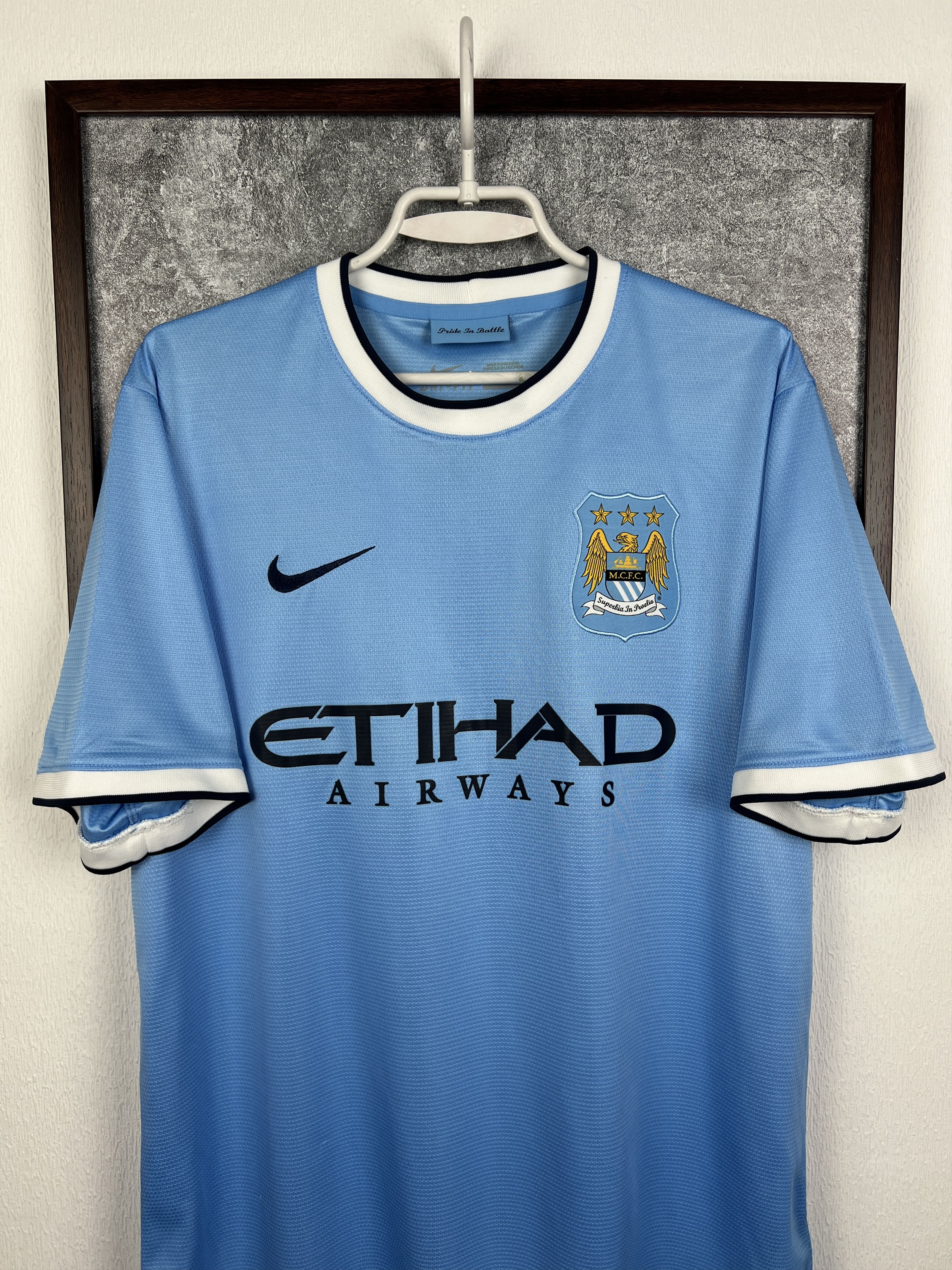 Nike Manchester City Home football shirt Soccer Jersey Trikot Size US L / EU 52-54 / 3 - 2 Thumbnail