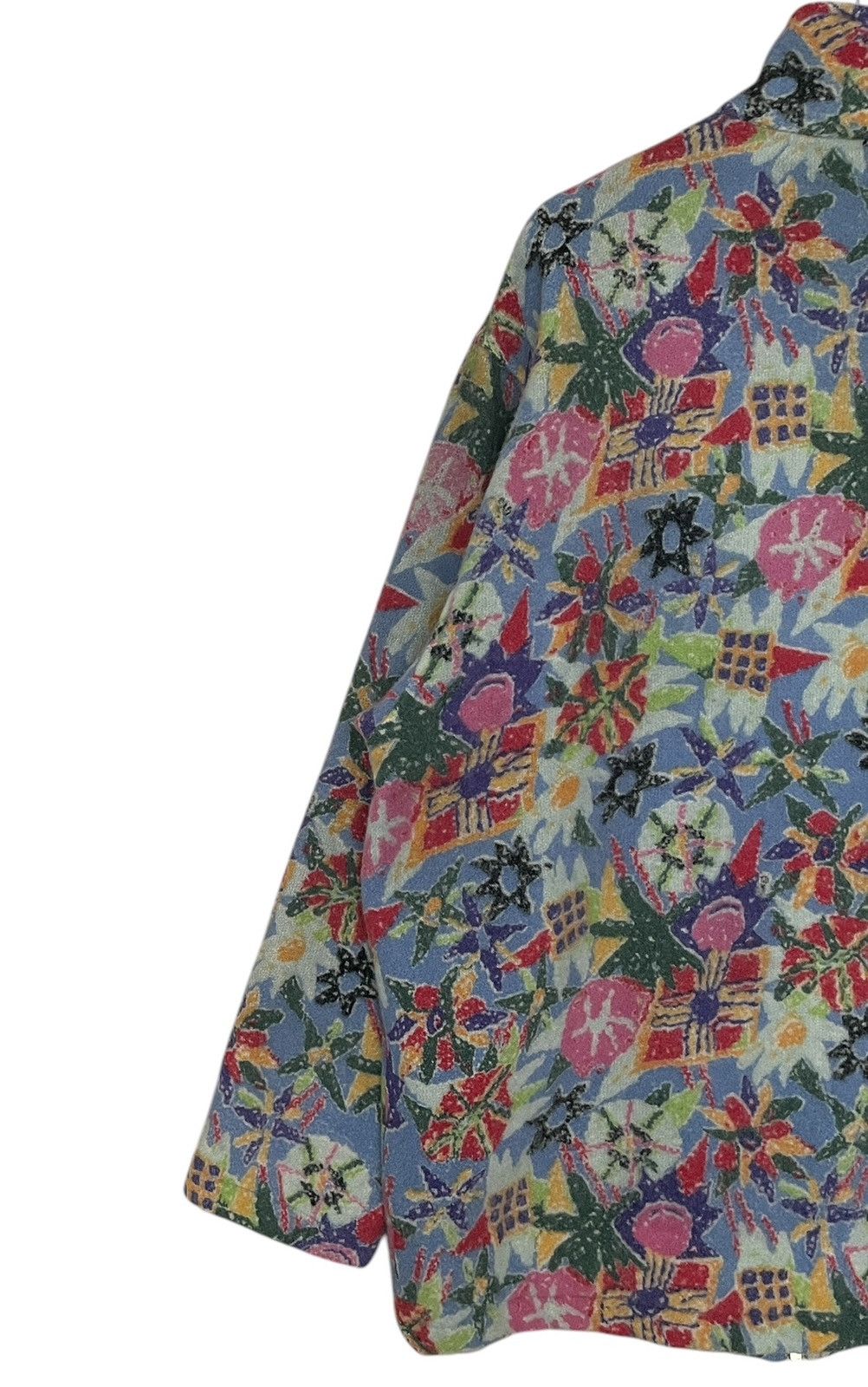 Vintage Vintage Brand Art Kendone Full Print Wool Jacket 1990s Size US L / EU 52-54 / 3 - 7 Thumbnail