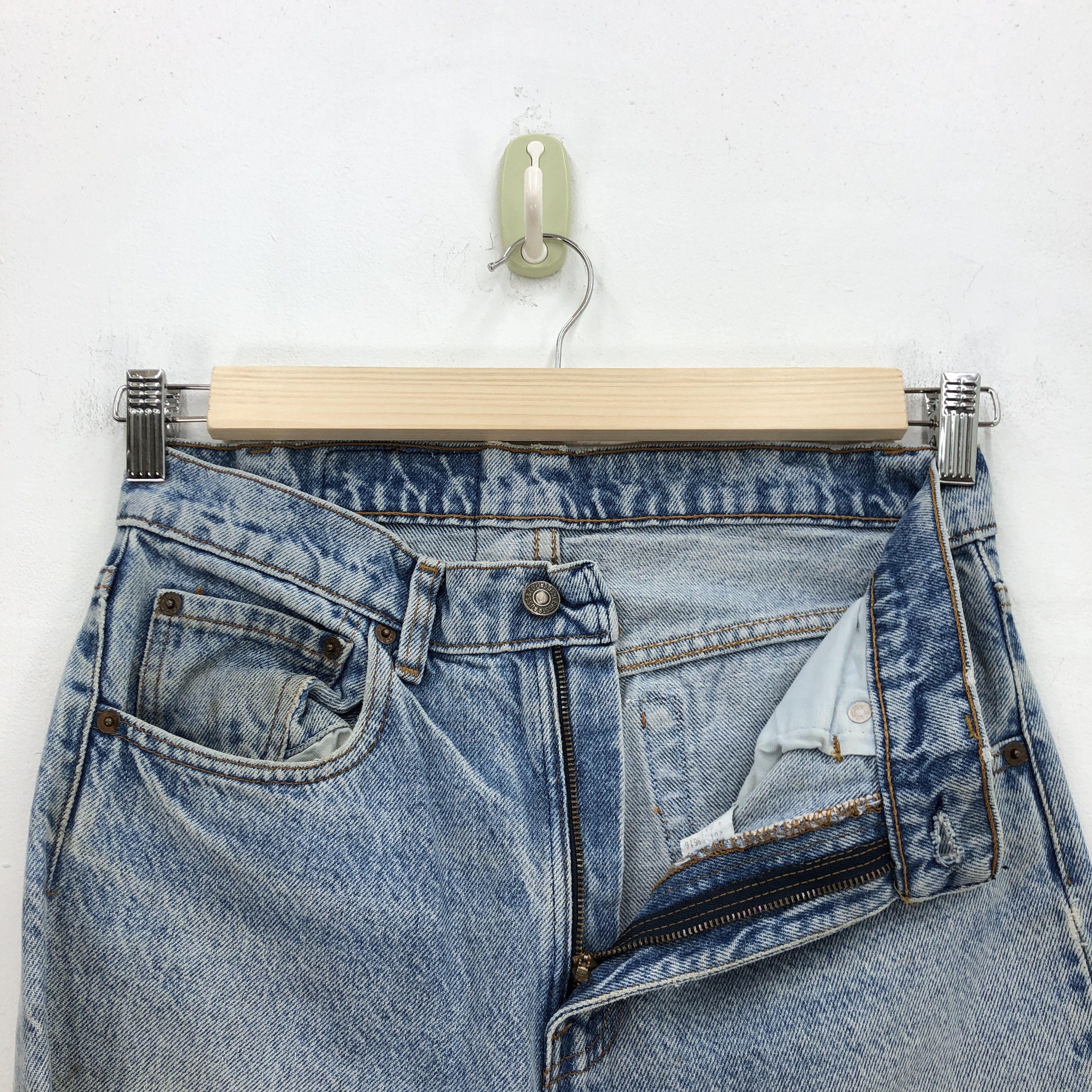 Levi's Vintage Levis 505 Distressed Jeans Levi's Denim Ripped Pants Size 28" / US 6 / IT 42 - 8 Thumbnail