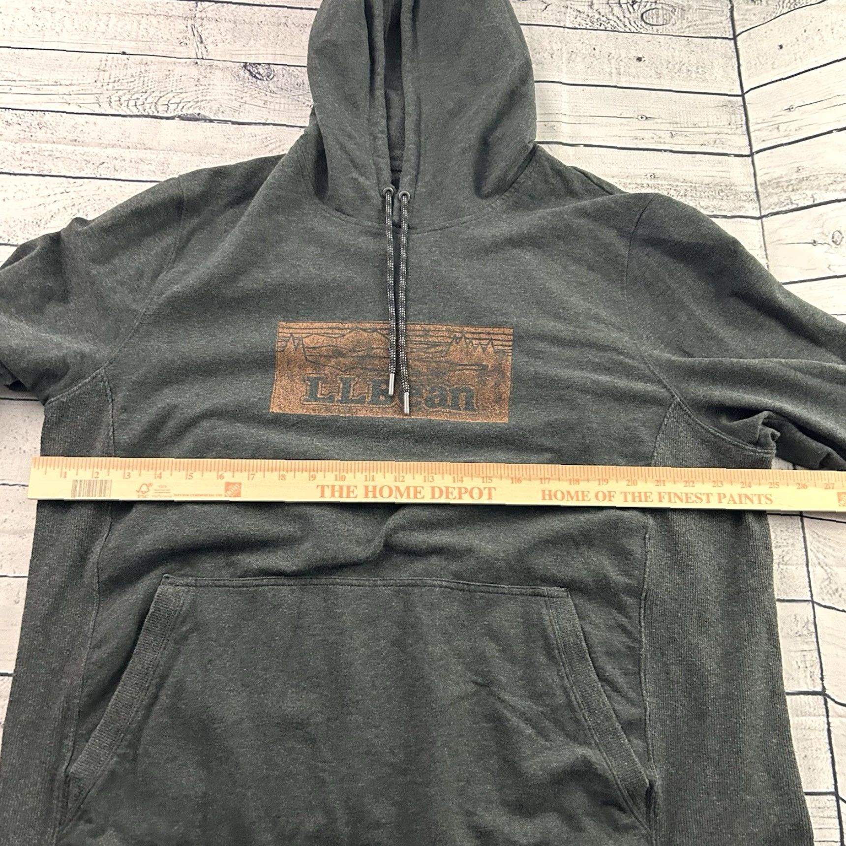 Vintage L.L. Bean Hoodie Men's XL Gray Pullover Sweatshirt Size US XL / EU 56 / 4 - 3 Thumbnail