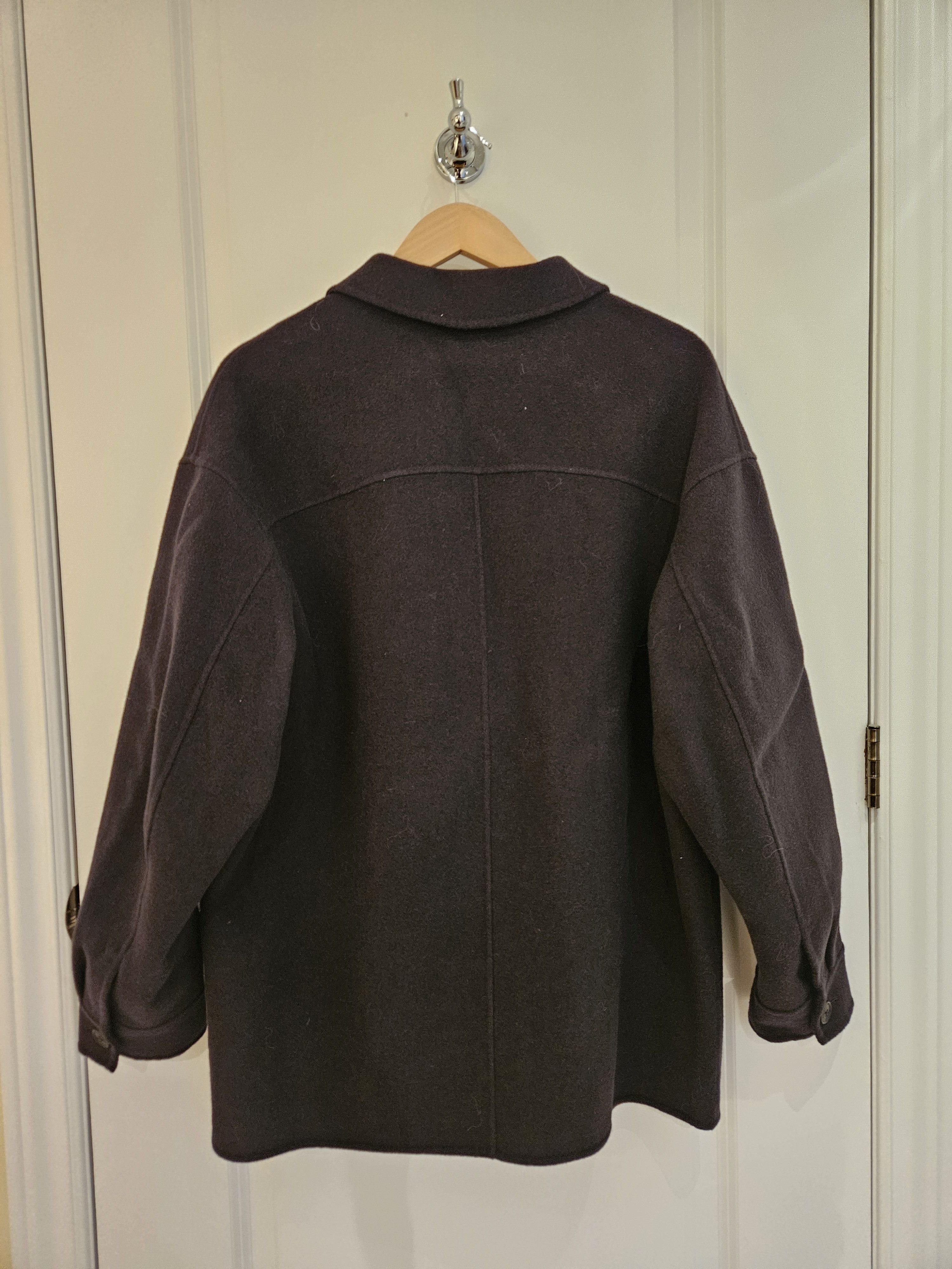 Jil Sander × Uniqlo +J Wool Blended Oversized Shirt Jacket Size US S / EU 44-46 / 1 - 5 Thumbnail
