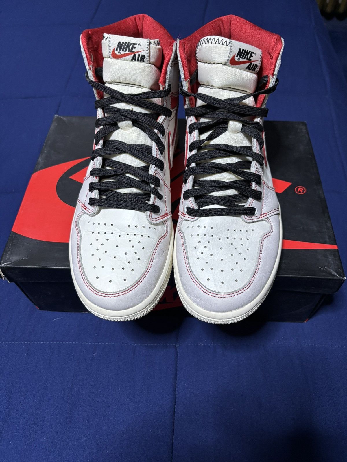 Jordan 1 Retro High OG Phantom Gym Red 2019 Size 10