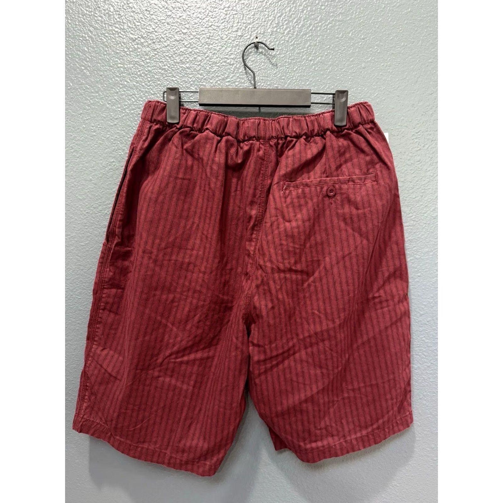 J Brand VINTAGE Brand New Sostanza Shorts XL Red Cotton 90’s Baggy Board Men’s Size US 36 / EU 52 - 5 Thumbnail