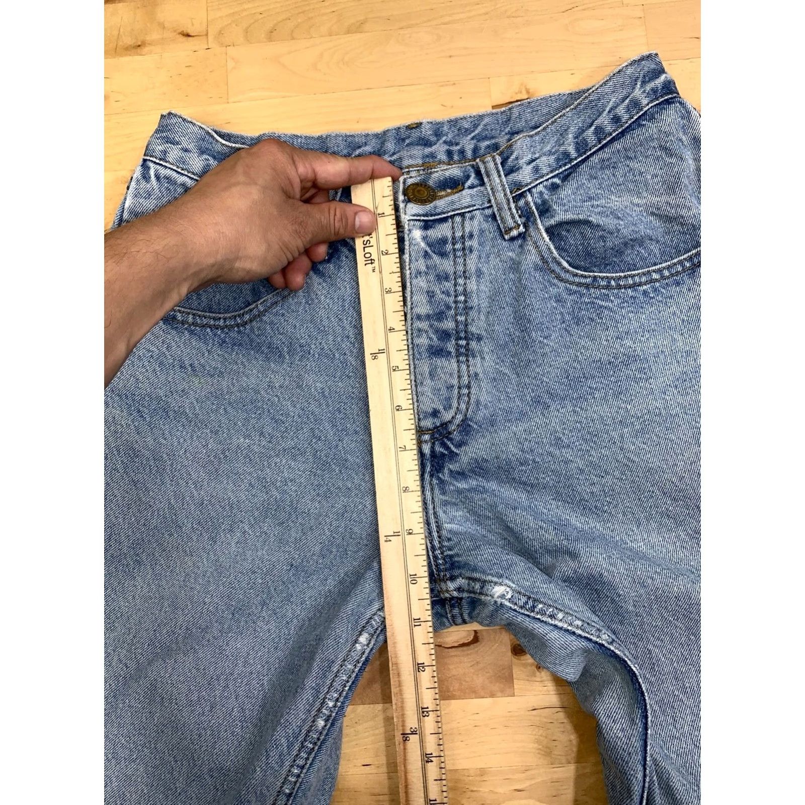 Vintage J Galt Jeans Women S Blue Straight 5-Pocket Button Fly Denim Vintage No Size 28" / US 6 / IT 42 - 6 Thumbnail