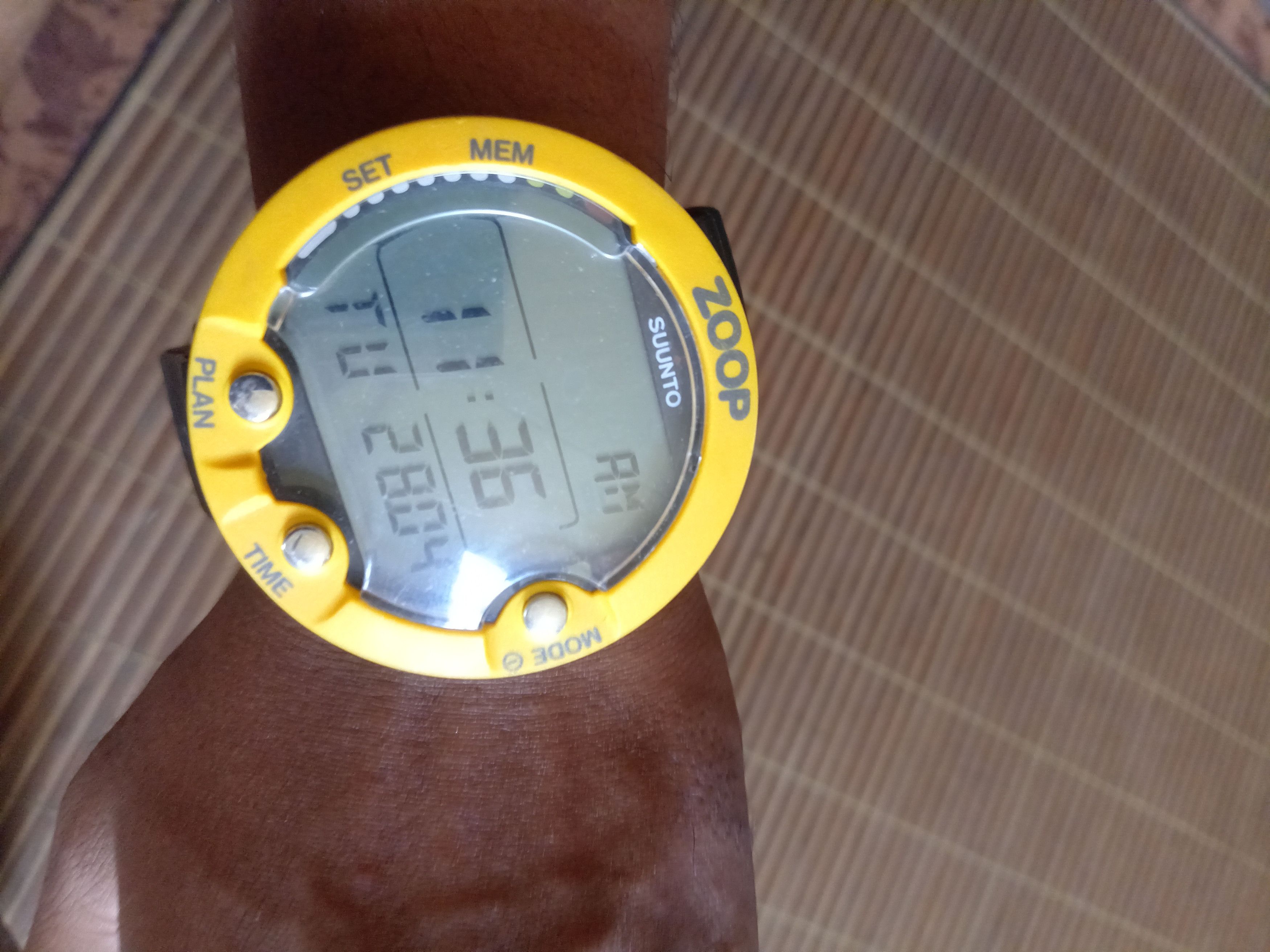 Seiko SUUNTO ZOOP NOVO dive computer digital watch Size ONE SIZE - 6 Thumbnail