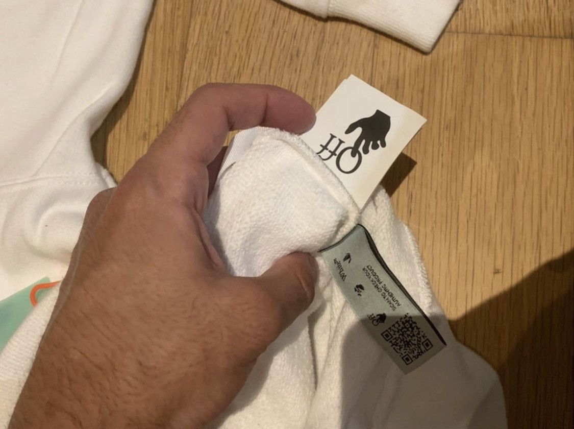 Off-White White Off White Hoodie Size US S / EU 44-46 / 1 - 5 Thumbnail
