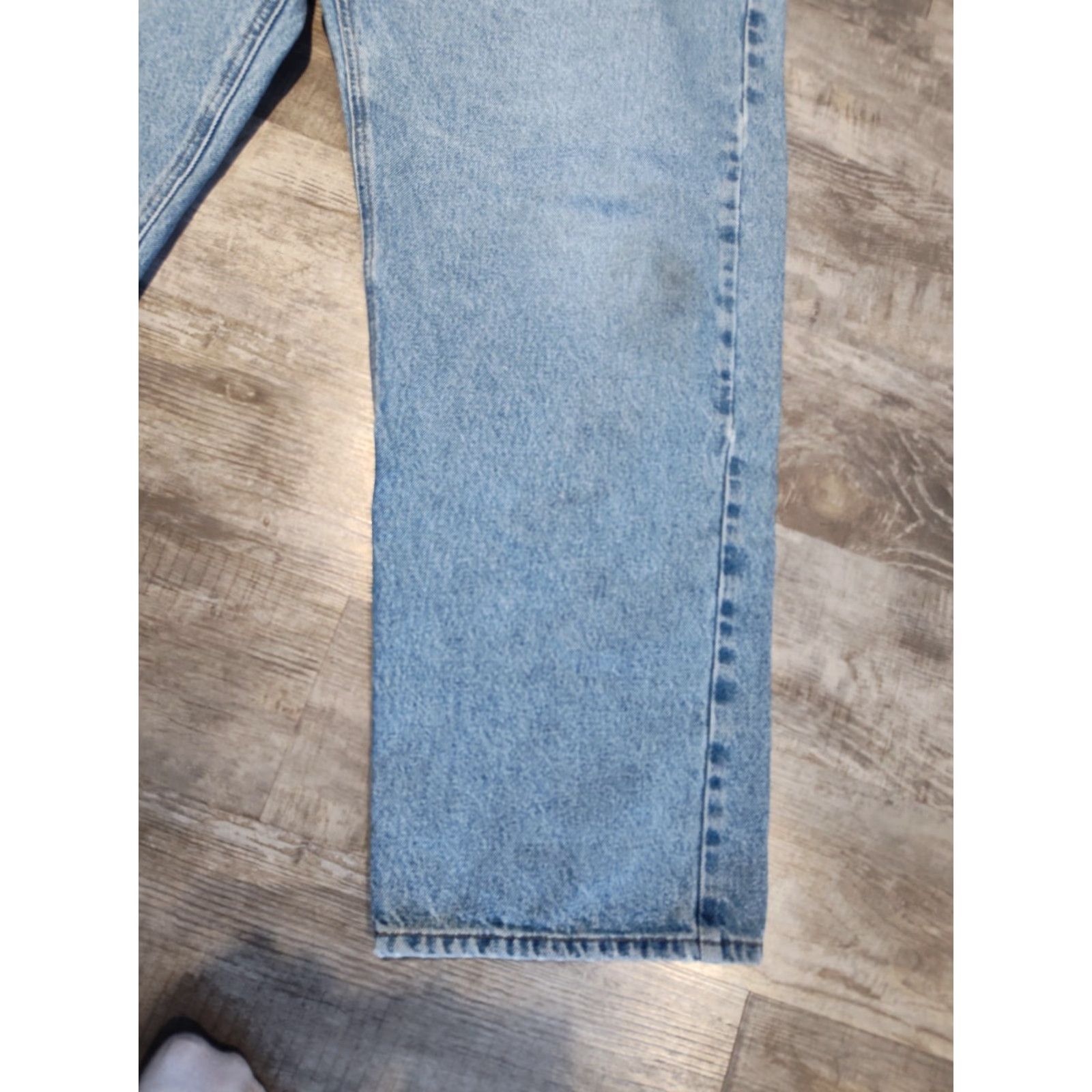 Carhartt VINTAGE Carhartt Jeans Blue Relaxed Fit Light Wash 44x30 Outdoor Mens Size US 44 / EU 60 - 4 Thumbnail