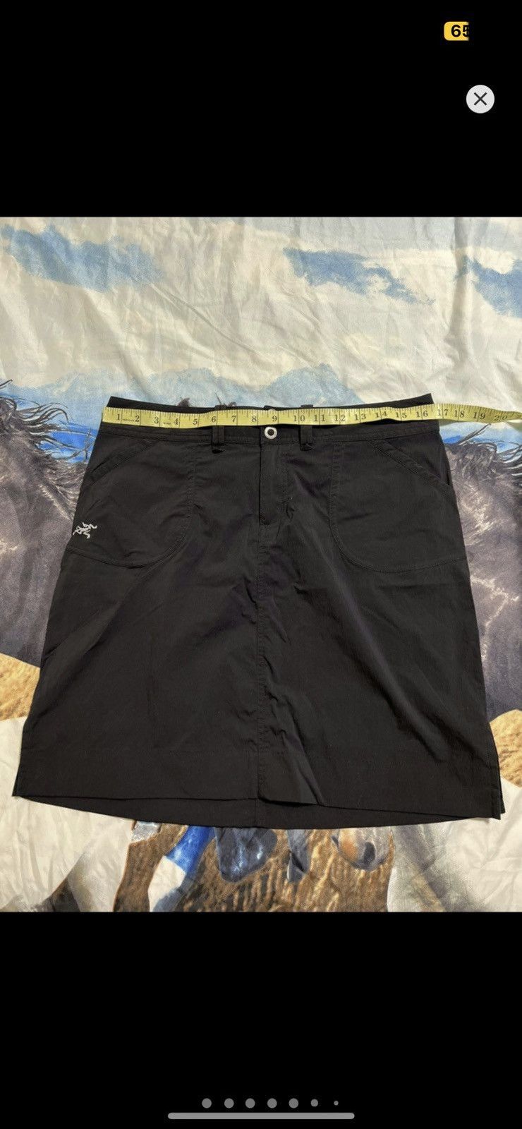 image of 00S Arcteryx Technical Mid Skirt 8 in Black, Women's (Size 30)