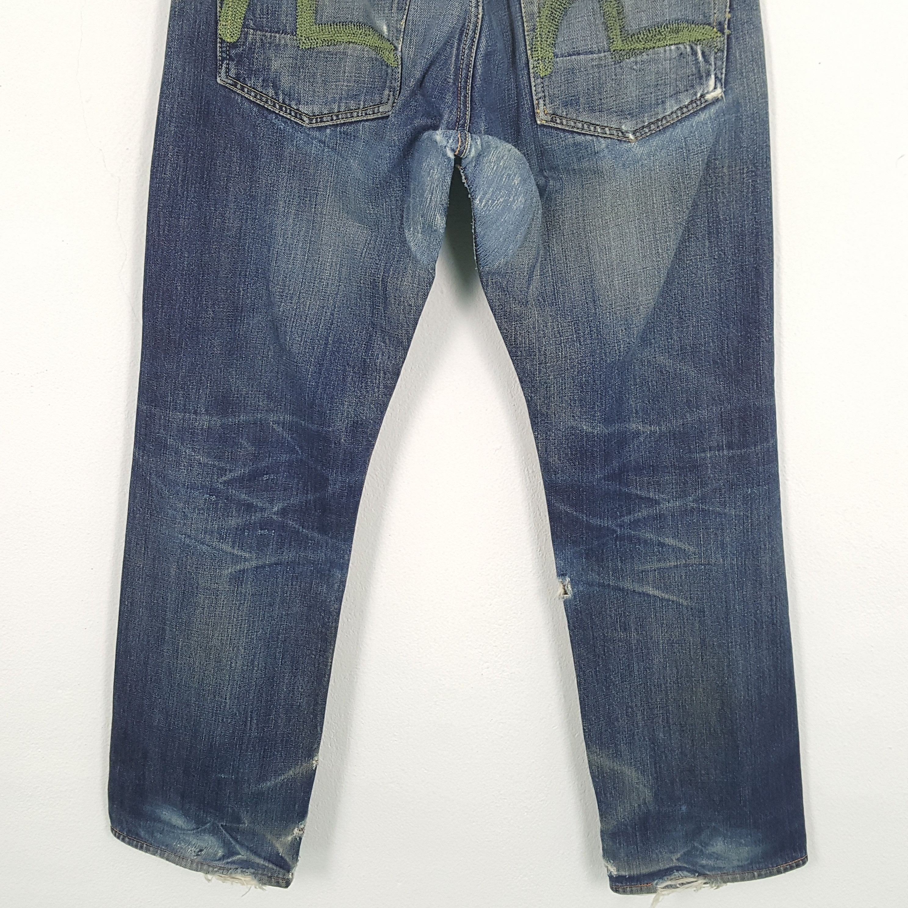 Evisu × Japanese Brand × Vintage Vintage EVISU Japanese Brand Daicock Custom Denim Jeans Size US 30 / EU 46 - 6 Thumbnail