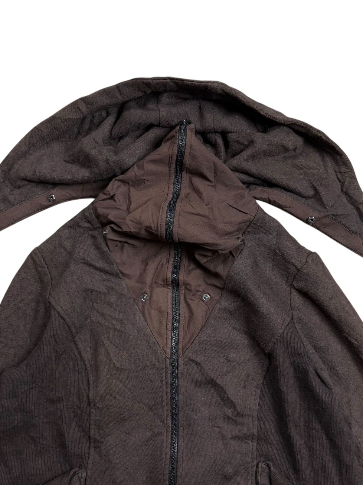 Le Grande Bleu (L.G.B.) 2000s Look Low - Double Chest Gimp Hooded Jacket Size US M / EU 48-50 / 2 - 8 Thumbnail