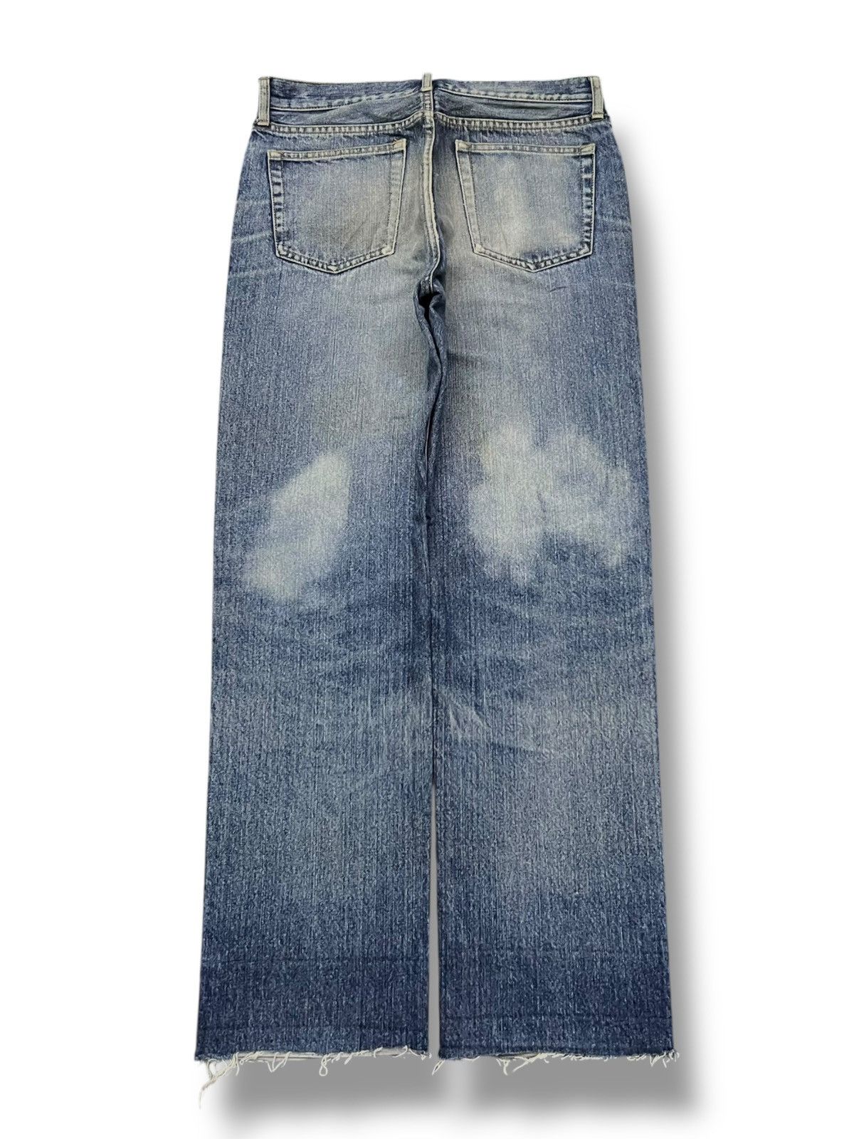 Uniqlo Vintage Uniqlo Japan - Faded, Distressed Denim Size US 31 - 3 Thumbnail