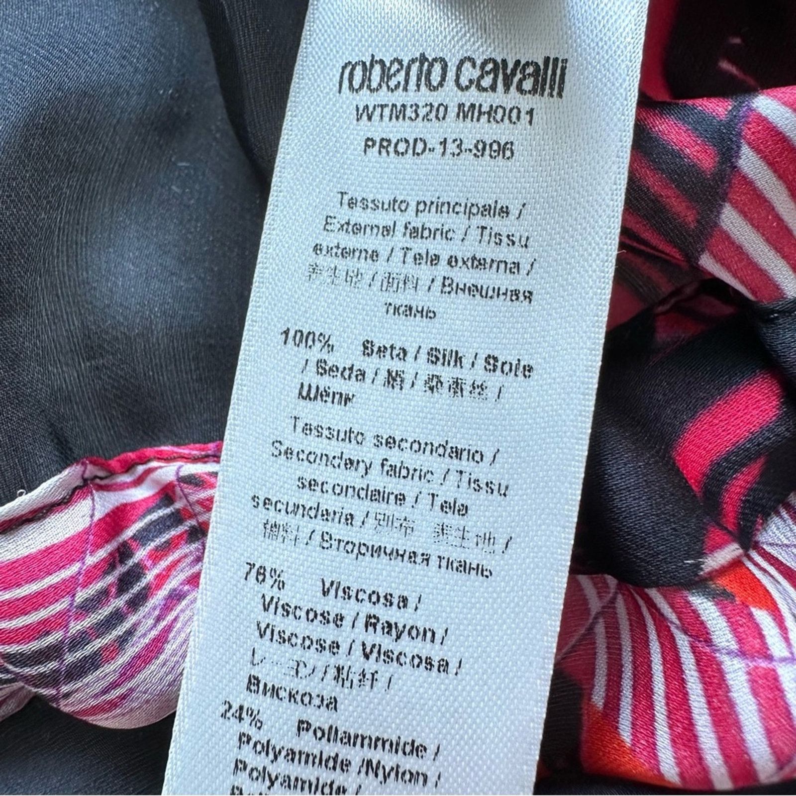 Roberto Cavalli Roberto Cavalli silk blouse size 46IT or 10 US Authentic Size L / US 10 / IT 46 - 8 Thumbnail