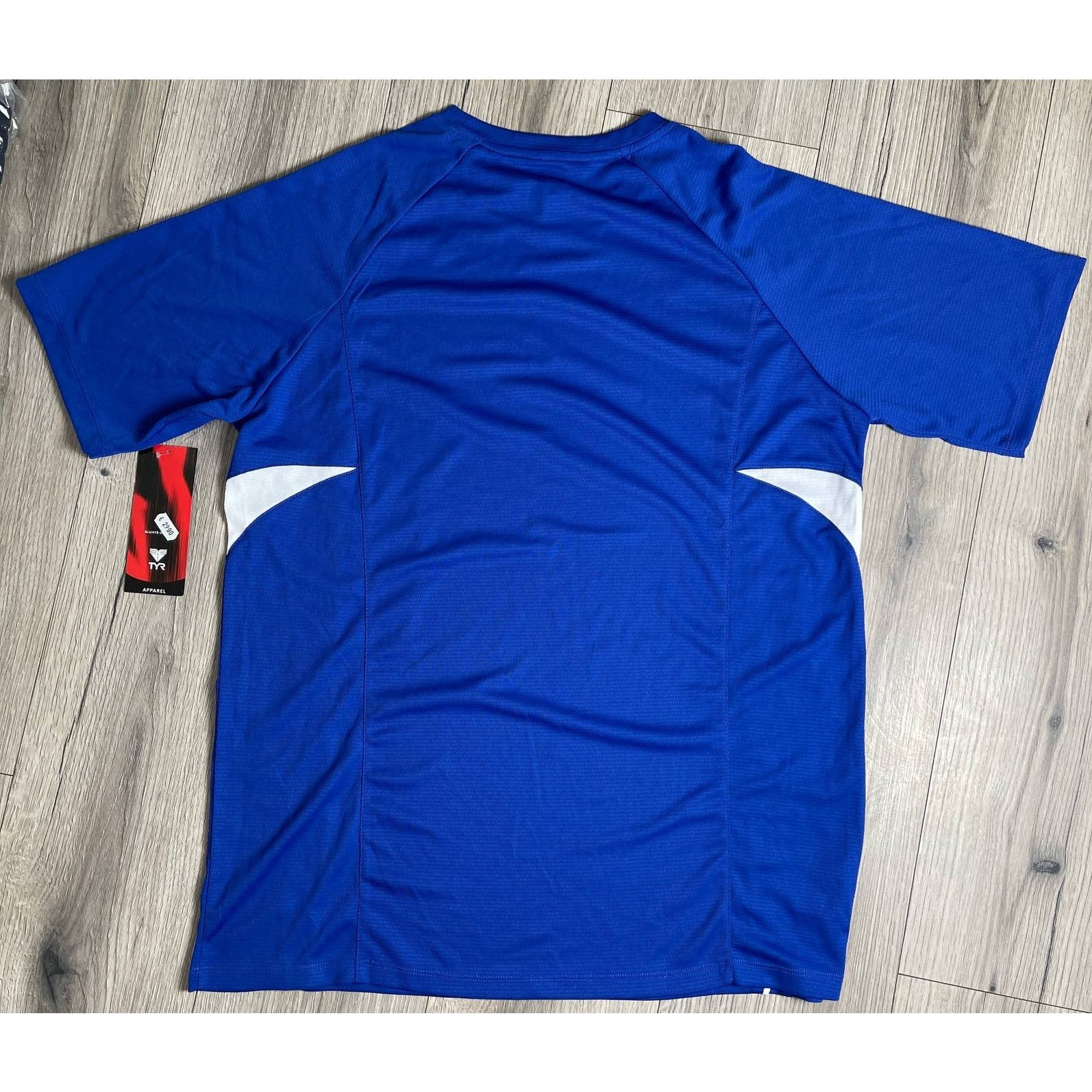 Other TYR Mens Alliance Tech Tee Tshirt Textured Royal Blue Small Size US S / EU 44-46 / 1 - 2 Thumbnail