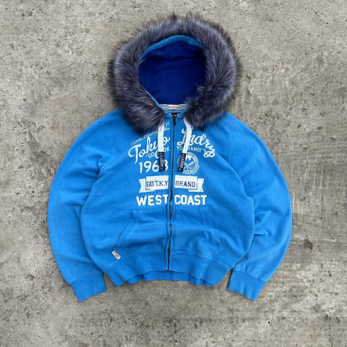 Issey Miyake Vintage Custom Tokyo Landry Zip Hoodie Y2K Grunge Hype Trend Size US L / EU 52-54 / 3 - 2 Thumbnail