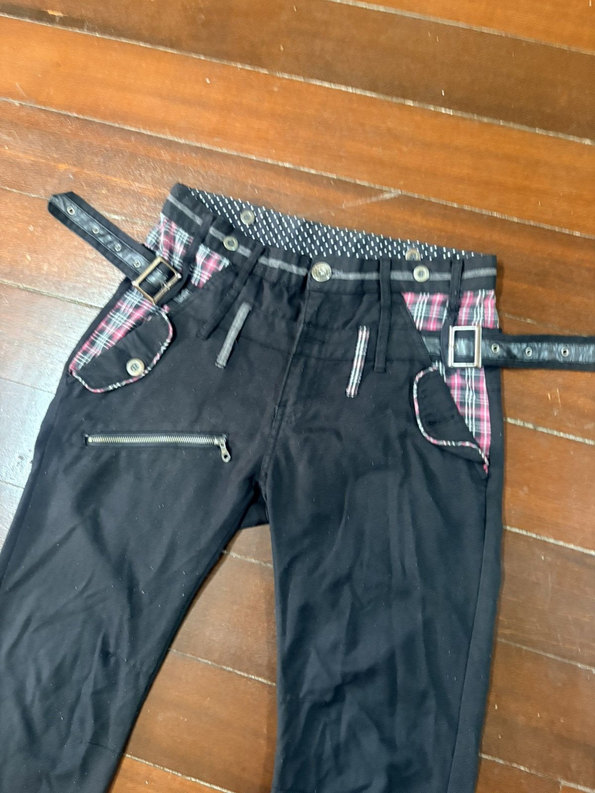 If Six Was Nine Double Focus Japan Asymmetrical Double Waist punk Size US 32 / EU 48 - 5 Thumbnail