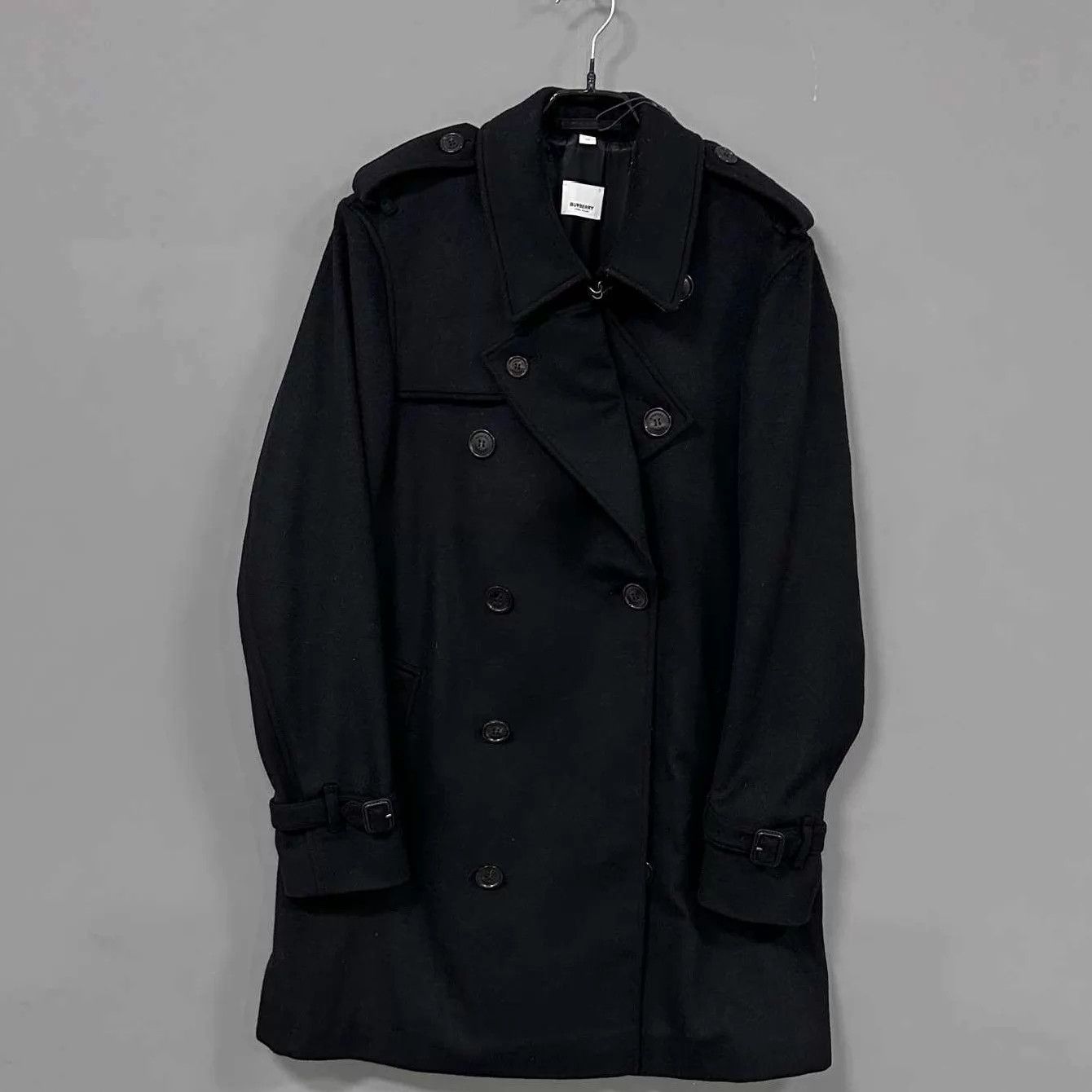 Burberry Burberry Belted Cotton Trench Coat Black 48 95 New Size US M / EU 48-50 / 2 - 1 Thumbnail