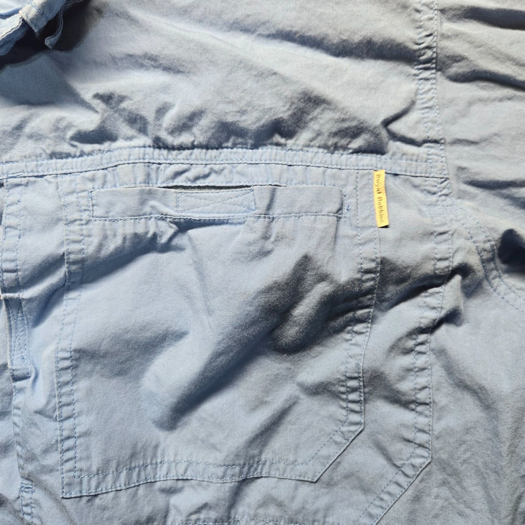 Royal Robbins Royal Robbins Solid Blue Long Sleeve Button Front Shirt XL Men’s Adult Colossal? Size US XL / EU 56 / 4 - 3 Thumbnail