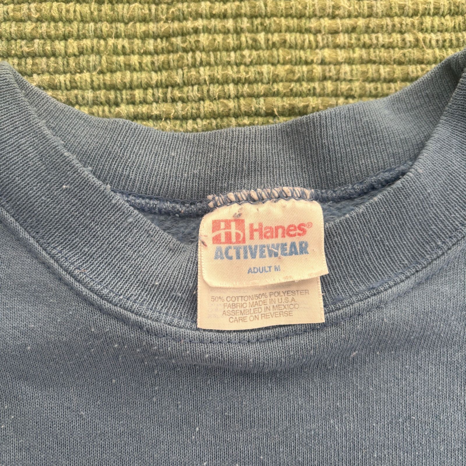 Hanes Vintage Arkansas cottagecore light blue grandma sweatshirt Size M / US 6-8 / IT 42-44 - 4 Thumbnail