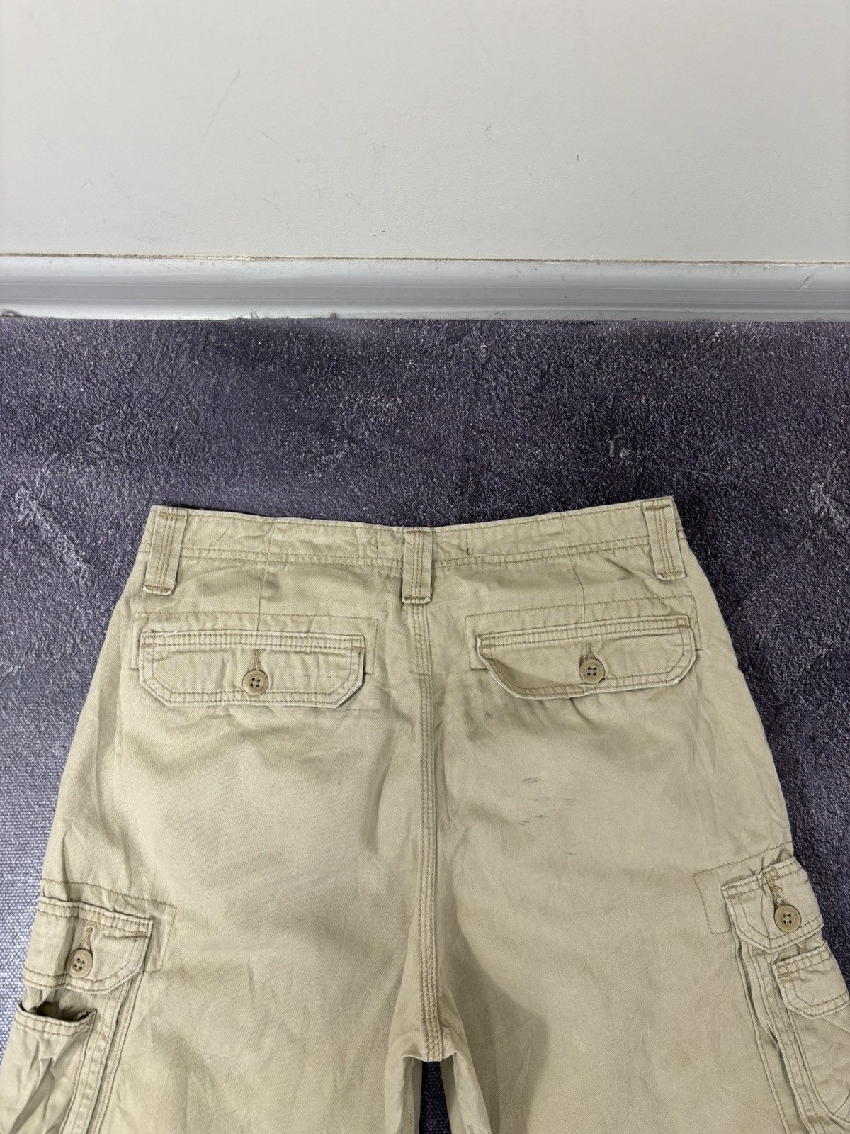 Lee Vintage Lee Y2K American Hype Utility Baggy Cargo Shorts Size US 32 / EU 48 - 12 Thumbnail