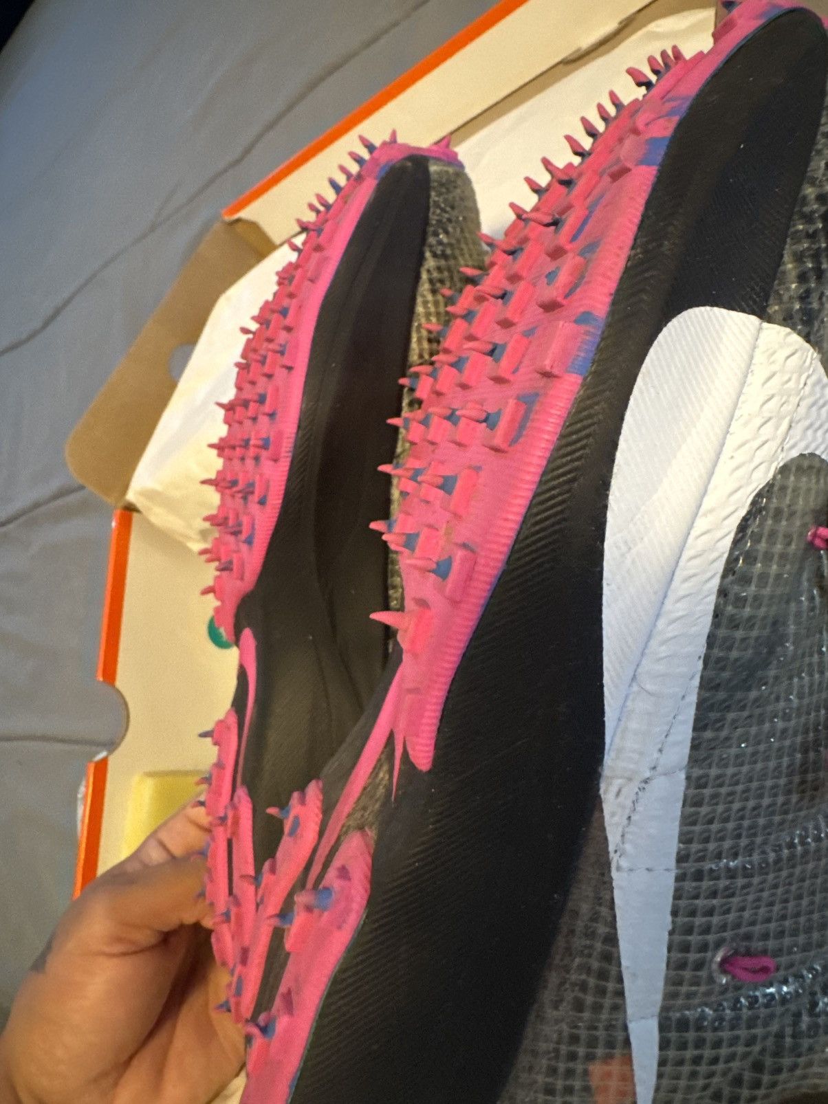 Nike × Off-White Nike x Off-White x Vapor Street “Laser Fuchsia” Size US 10 / EU 43 - 4 Thumbnail