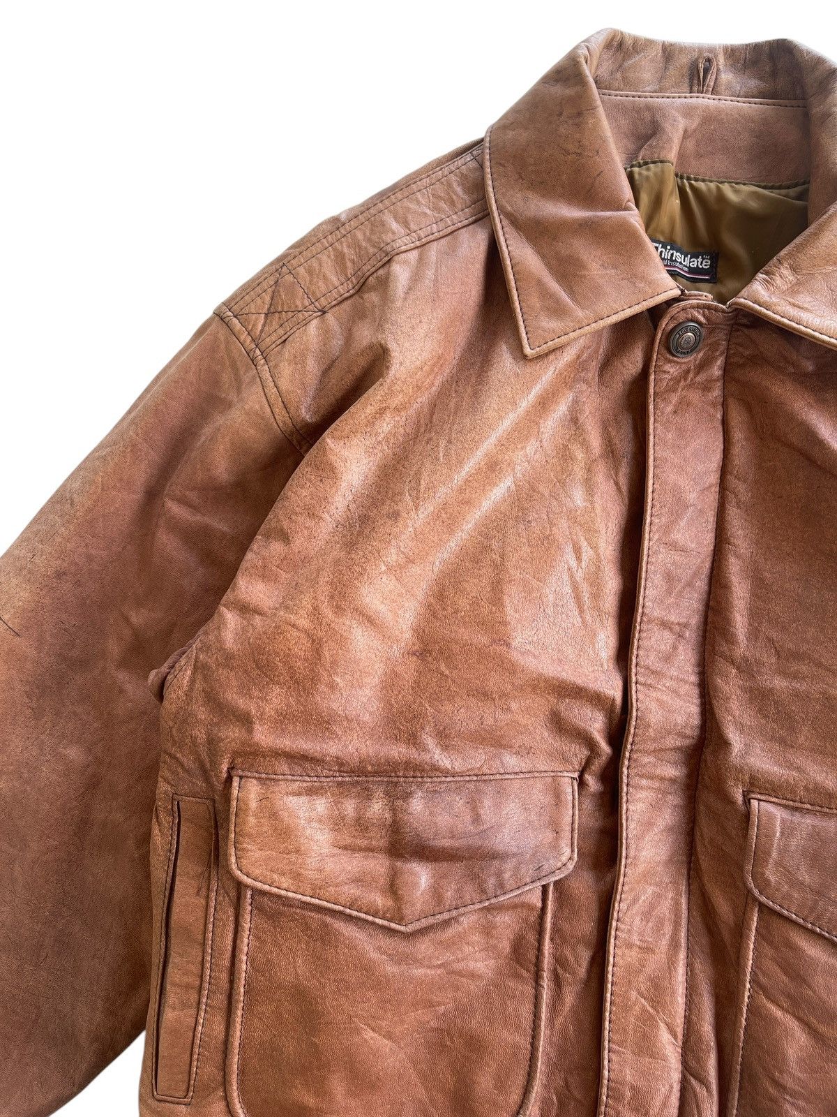 Vintage Vintage Wilsons Leather Type A-2 Jacket Size US S / EU 44-46 / 1 - 11 Thumbnail