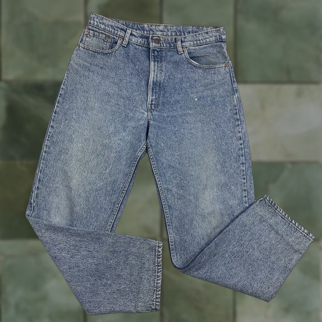 VINTAGE Levi's Jeans Men 36 Regular Blue 30in 90s USA Stone Washed Made in USA