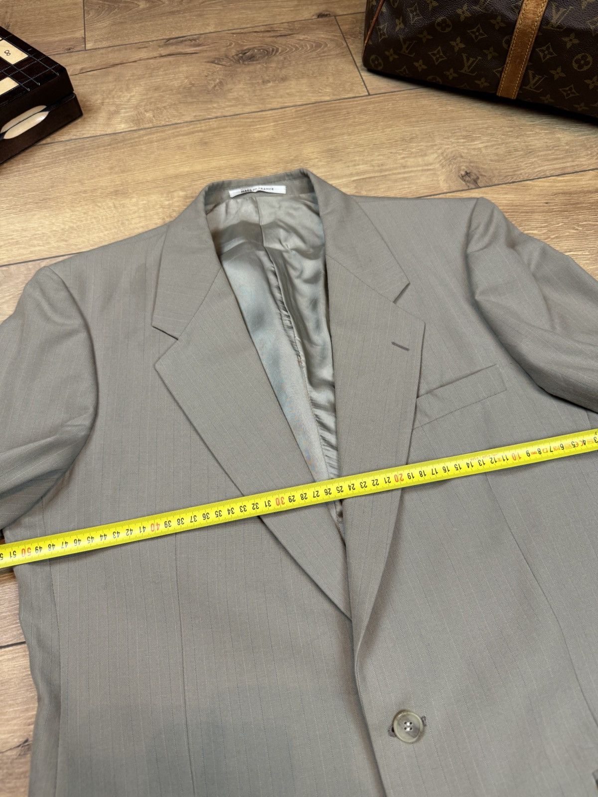 Yves Saint Laurent Vintage wool blazer Yves Saint Laurent original luxury item Size 48L - 4 Thumbnail