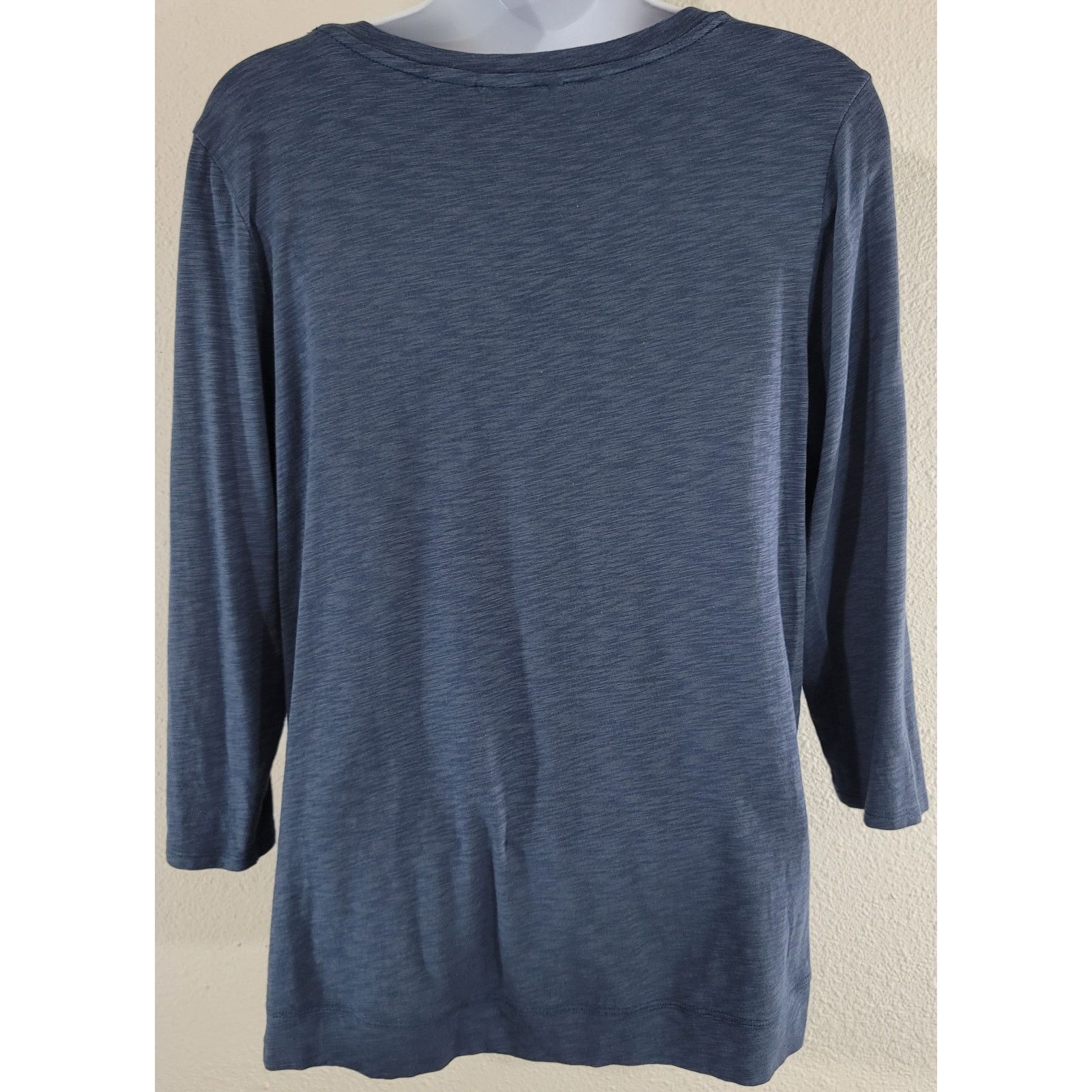 Other Lucy & Laurel Anthropologie Blue Crisscross Hem Top L Size L / US 10 / IT 46 - 3 Thumbnail