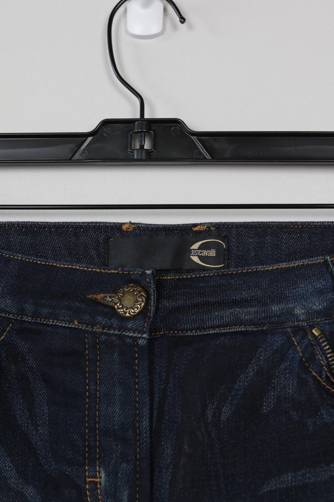 Just Cavalli 00's Just Cavalli Dark Wash Straight-Leg Jeans Size 28" / US 6 / IT 42 - 5 Thumbnail
