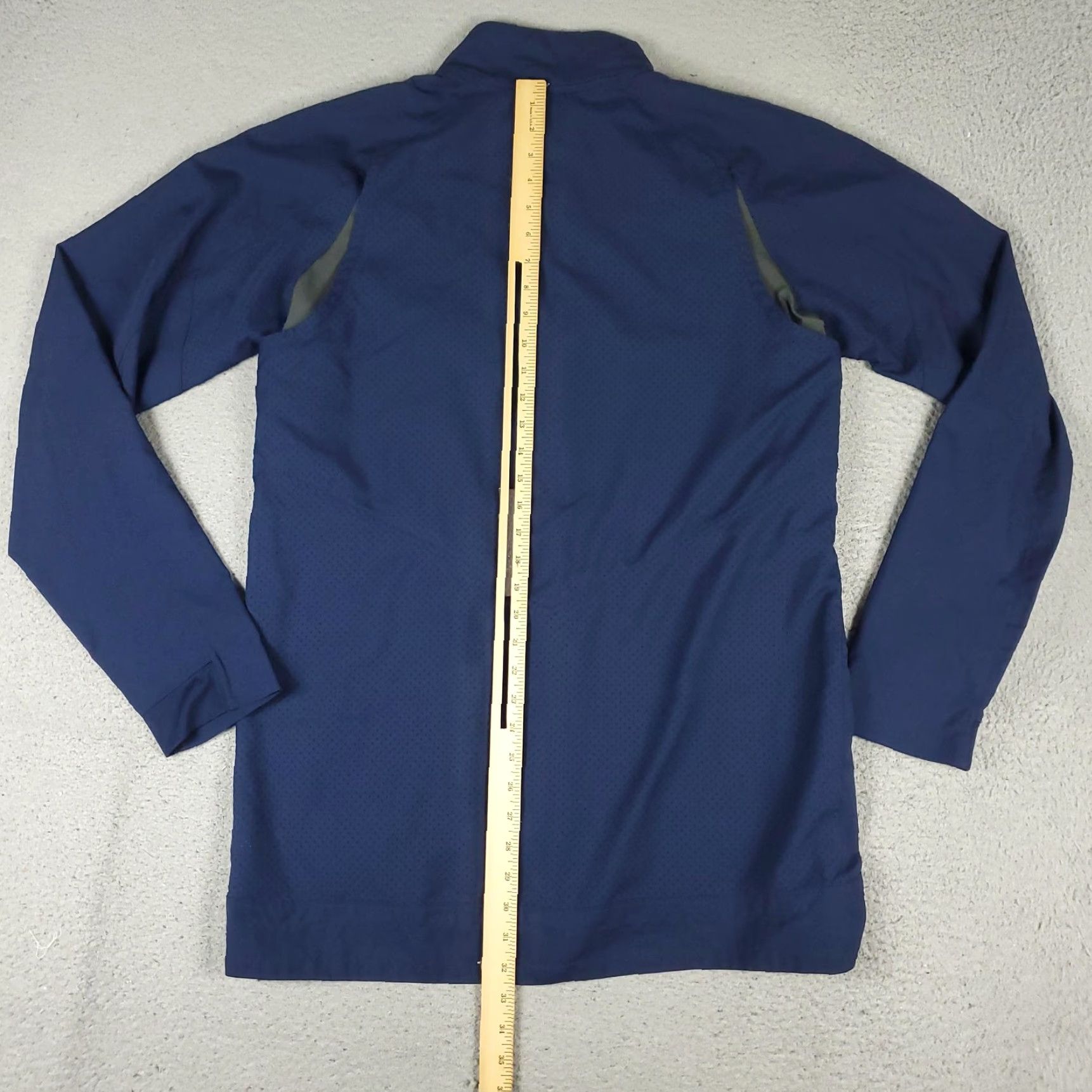 Nike Nike Jacket Mens L Blue Swoosh Dri-FIT Full Zip Windbreaker Size US L / EU 52-54 / 3 - 6 Thumbnail