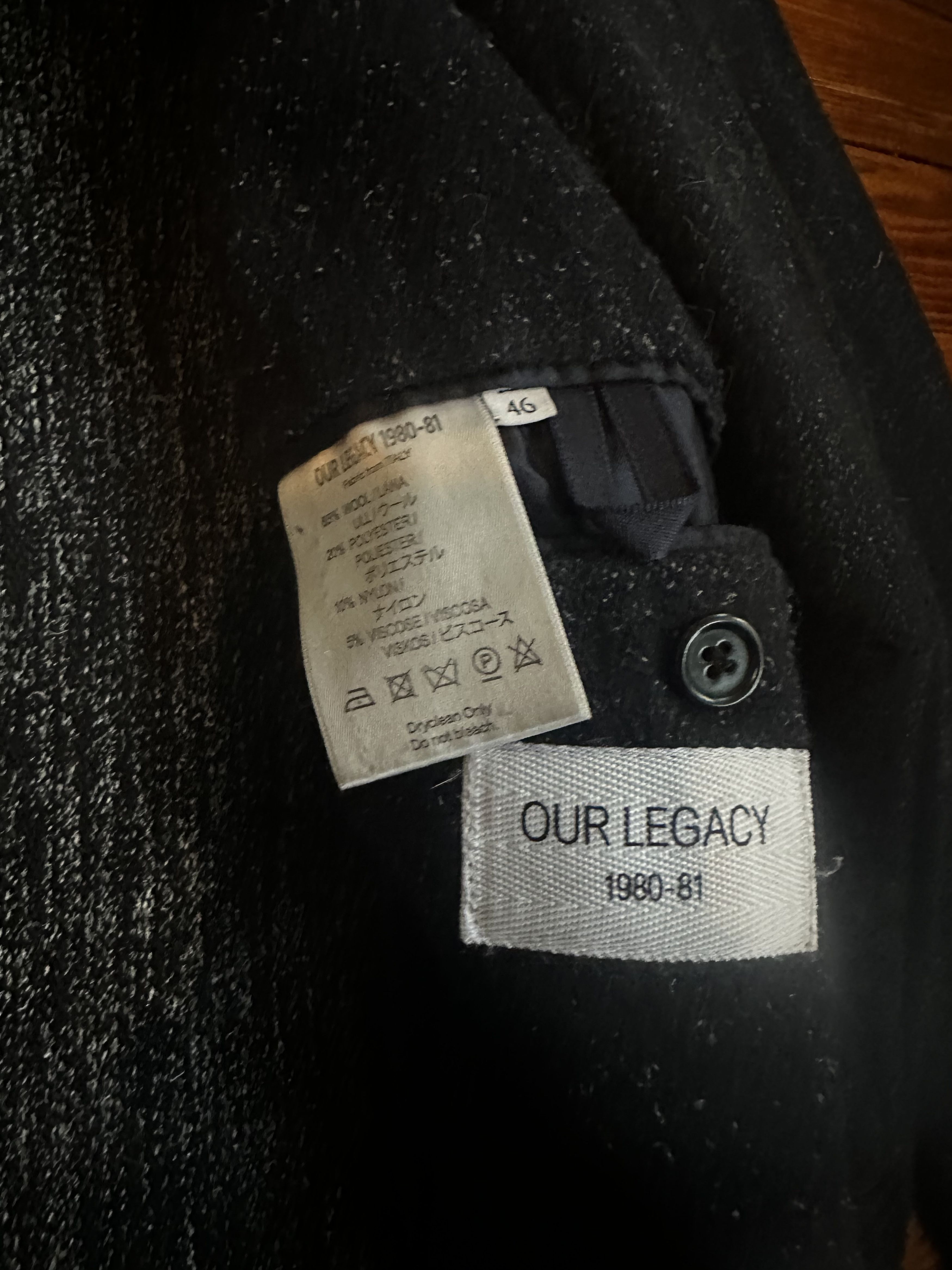 Our Legacy Our legacy Unconstructed classic coat Size US S / EU 44-46 / 1 - 2 Thumbnail