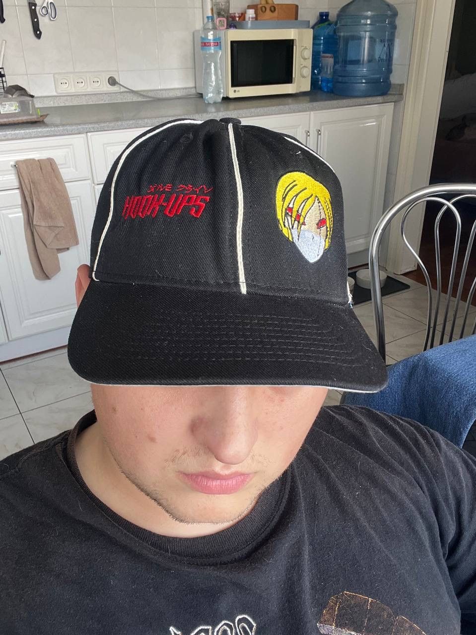 Girl Skateboards Vintage Rare Hook-Ups Cap Hat Anime red eye demon 90s Size ONE SIZE - 13 Thumbnail